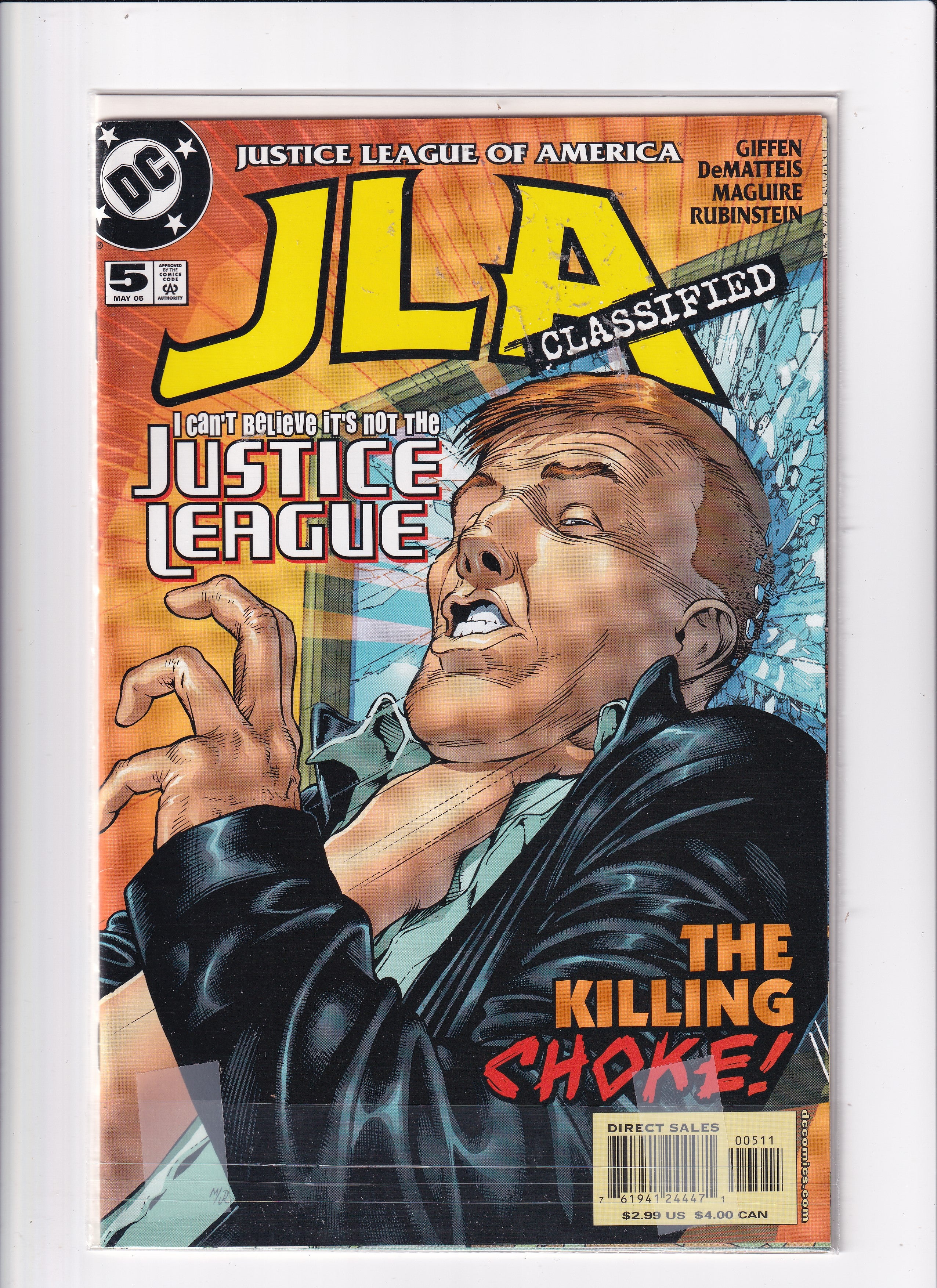 JUSTICE LEAGUE OF AMERICA CLASSIFIED #5 - Slab City Comics