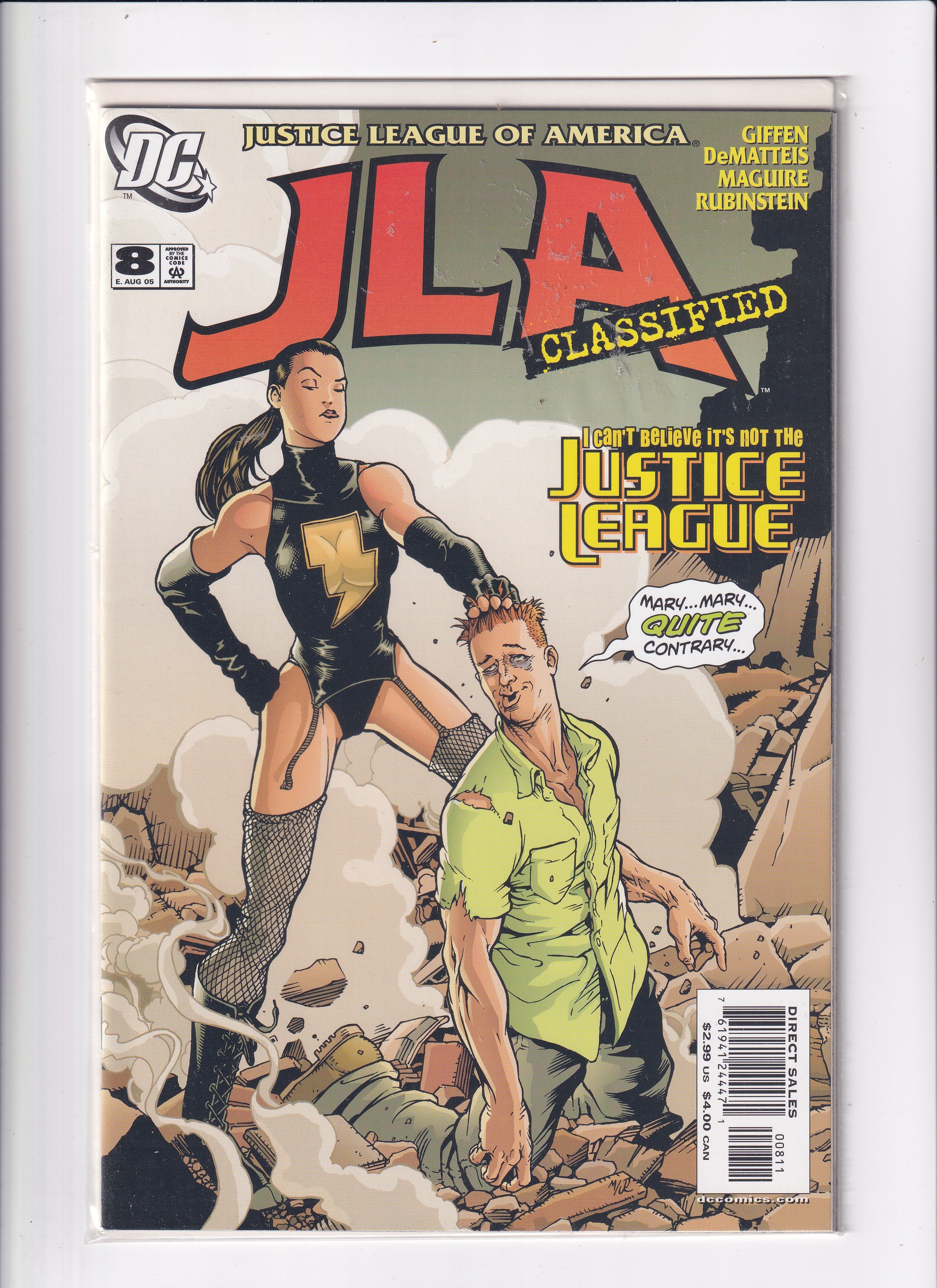 JUSTICE LEAGUE OF AMERICA CLASSIFIED #8 - Slab City Comics