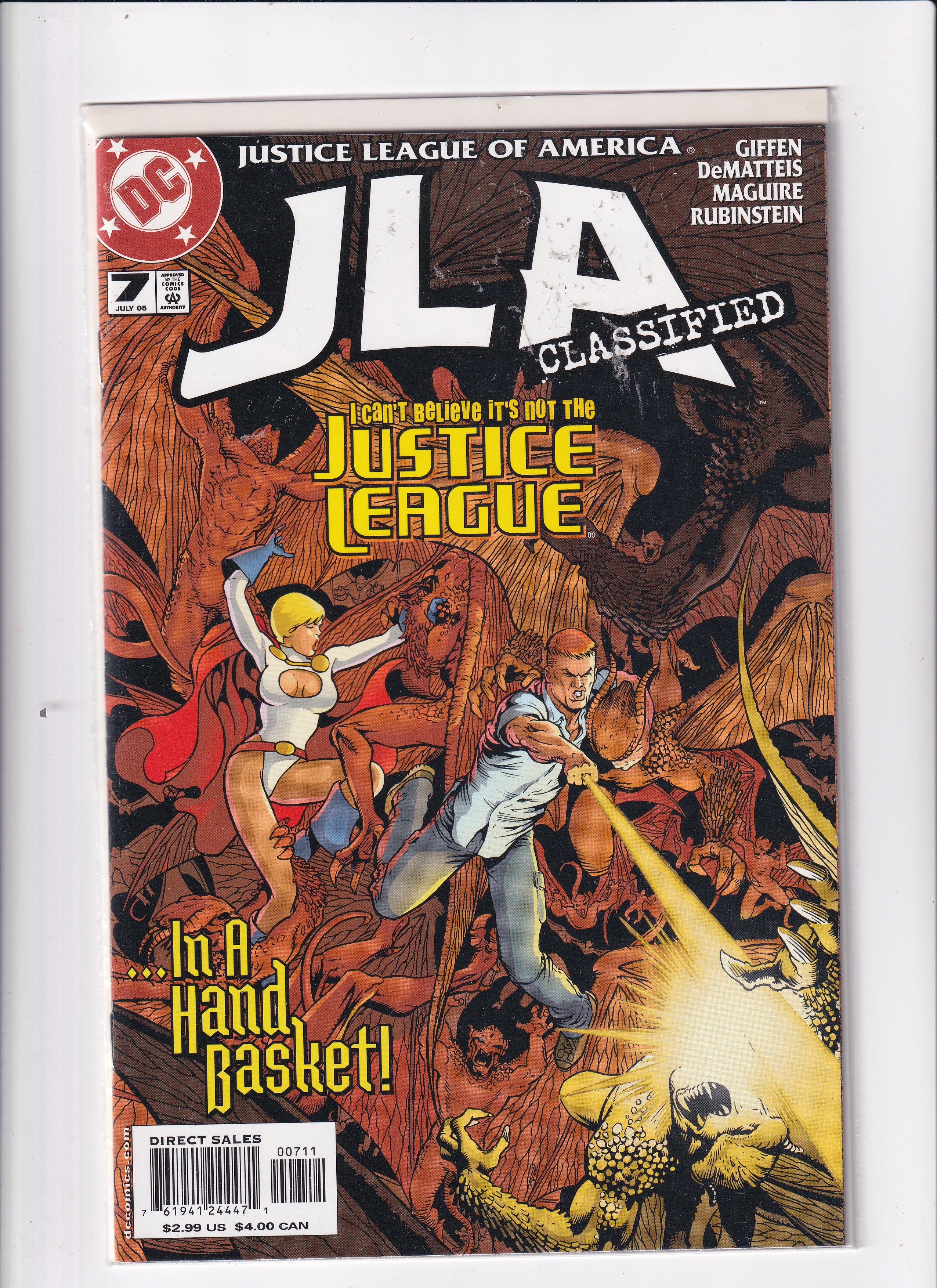 JUSTICE LEAGUE OF AMERICA CLASSIFIED #7 - Slab City Comics