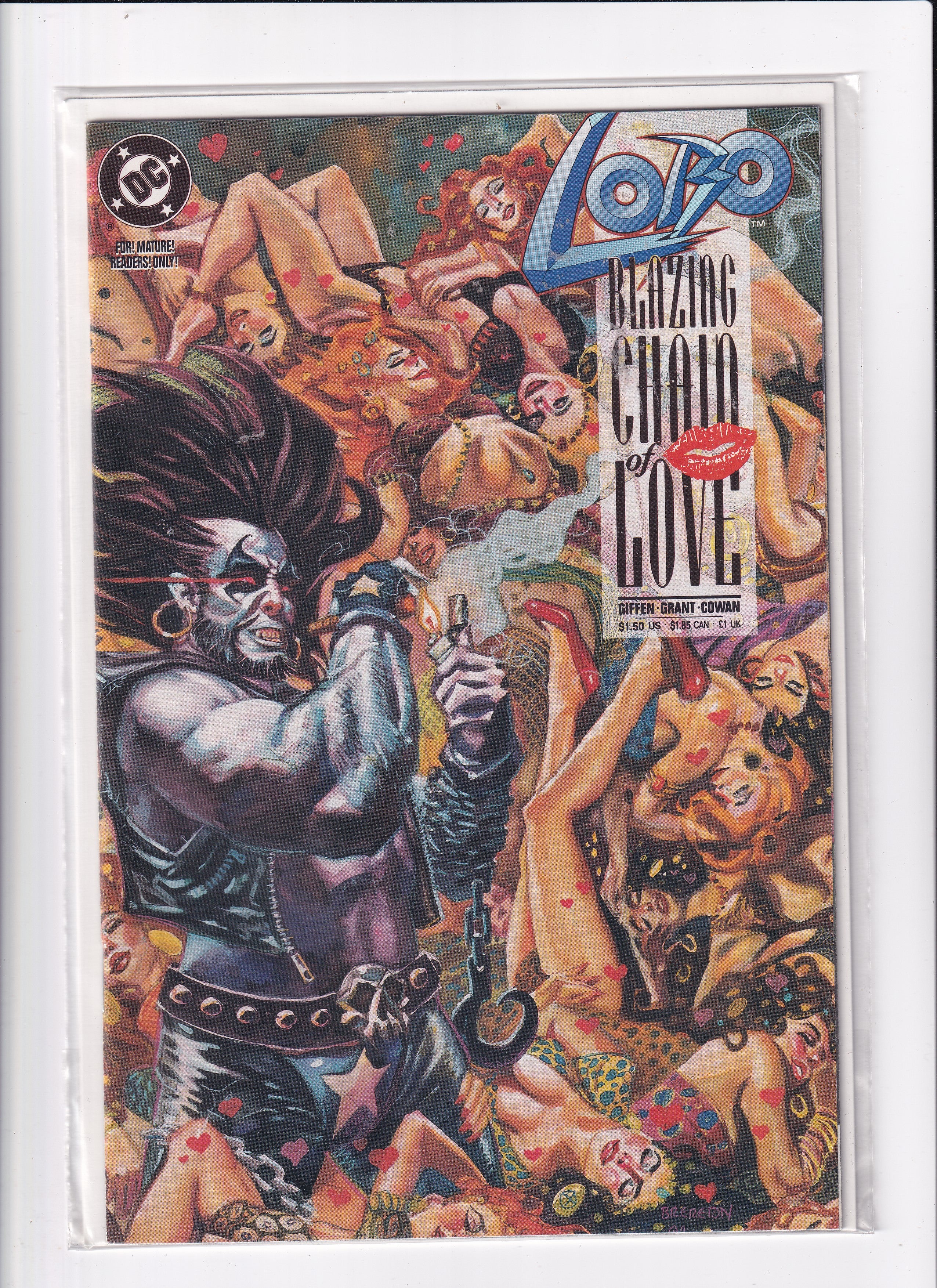 LOBO BLAZING CHAIN OF LOVE - Slab City Comics