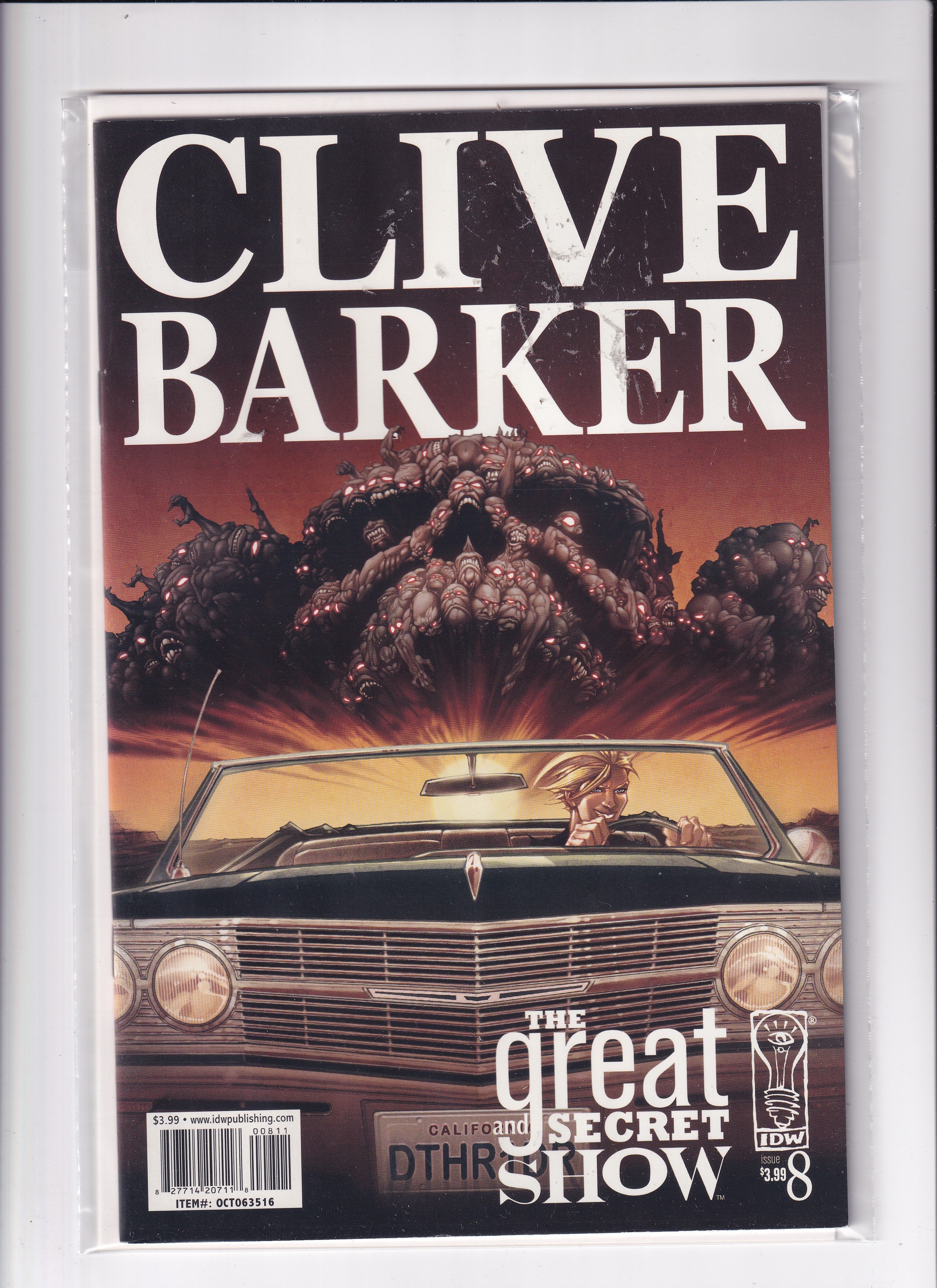 CLIVE BAKER THE GREAT AND SECRET SHOW #8 - Slab City Comics