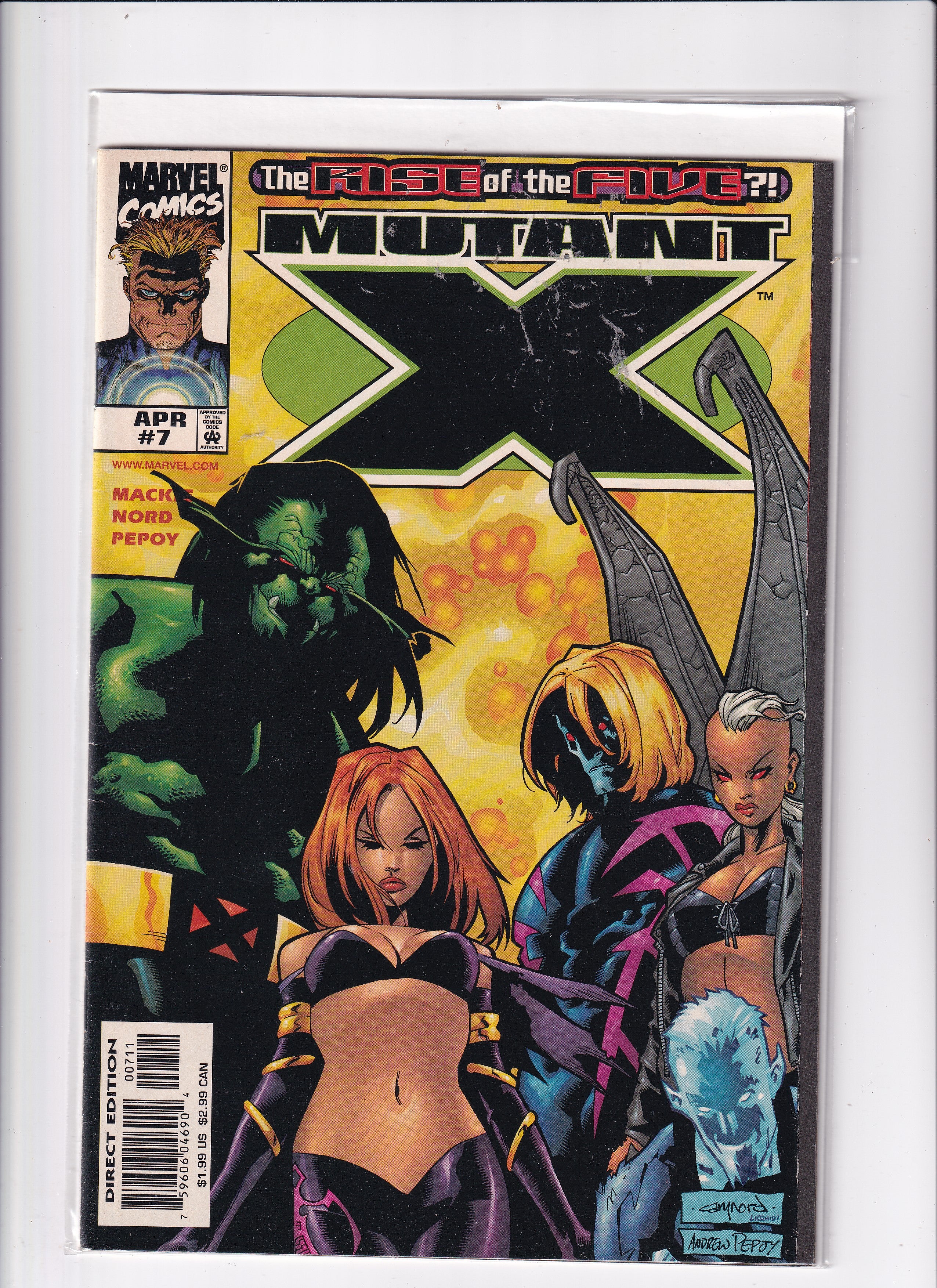 MUTANT X #7 - Slab City Comics