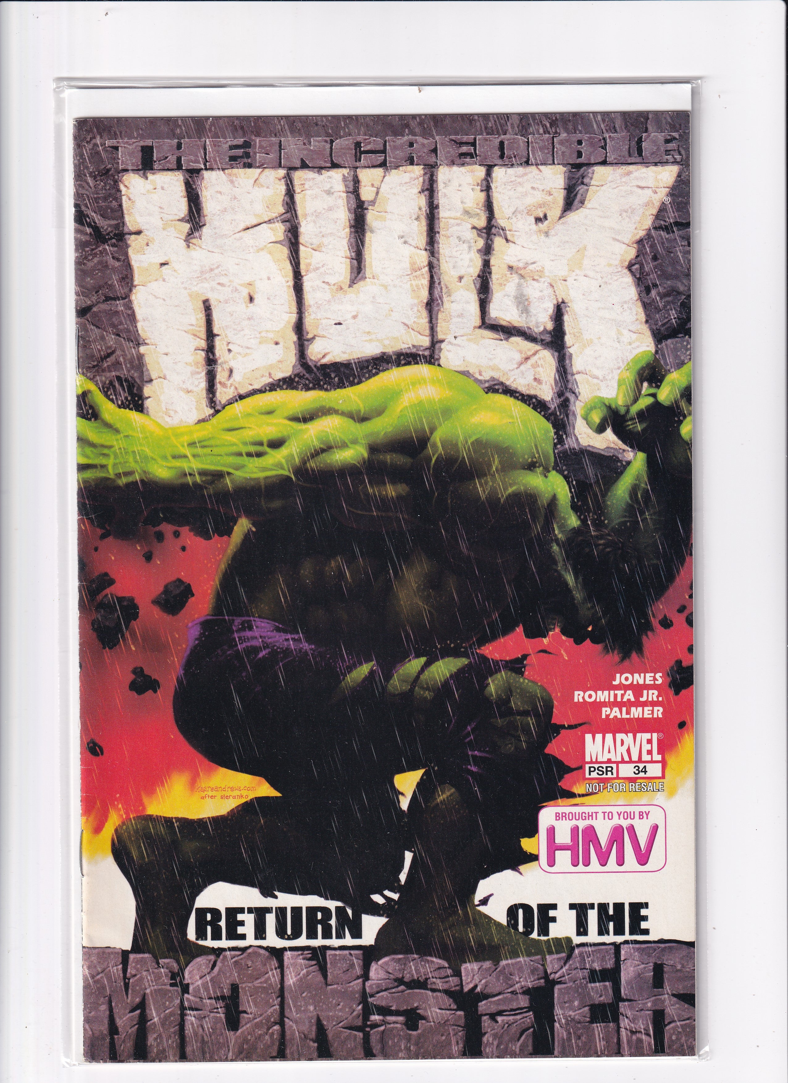 THE INCREDIBLE HULK RETURN OF THE MONSTERR #34 - Slab City Comics