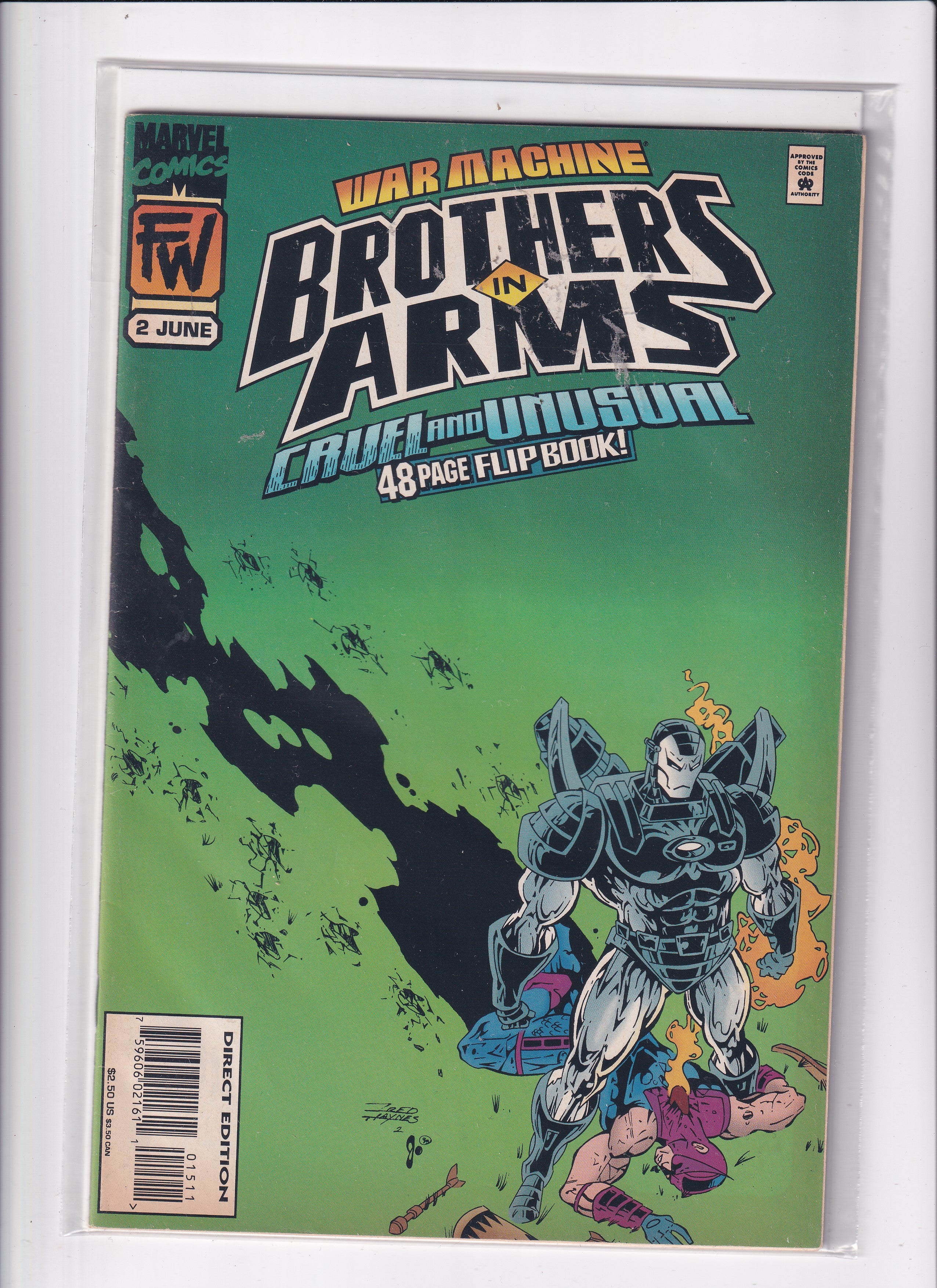 WAR MACHINE BROTHERS IN ARMS CRUEL AND UNUSUAL #2 - Slab City Comics