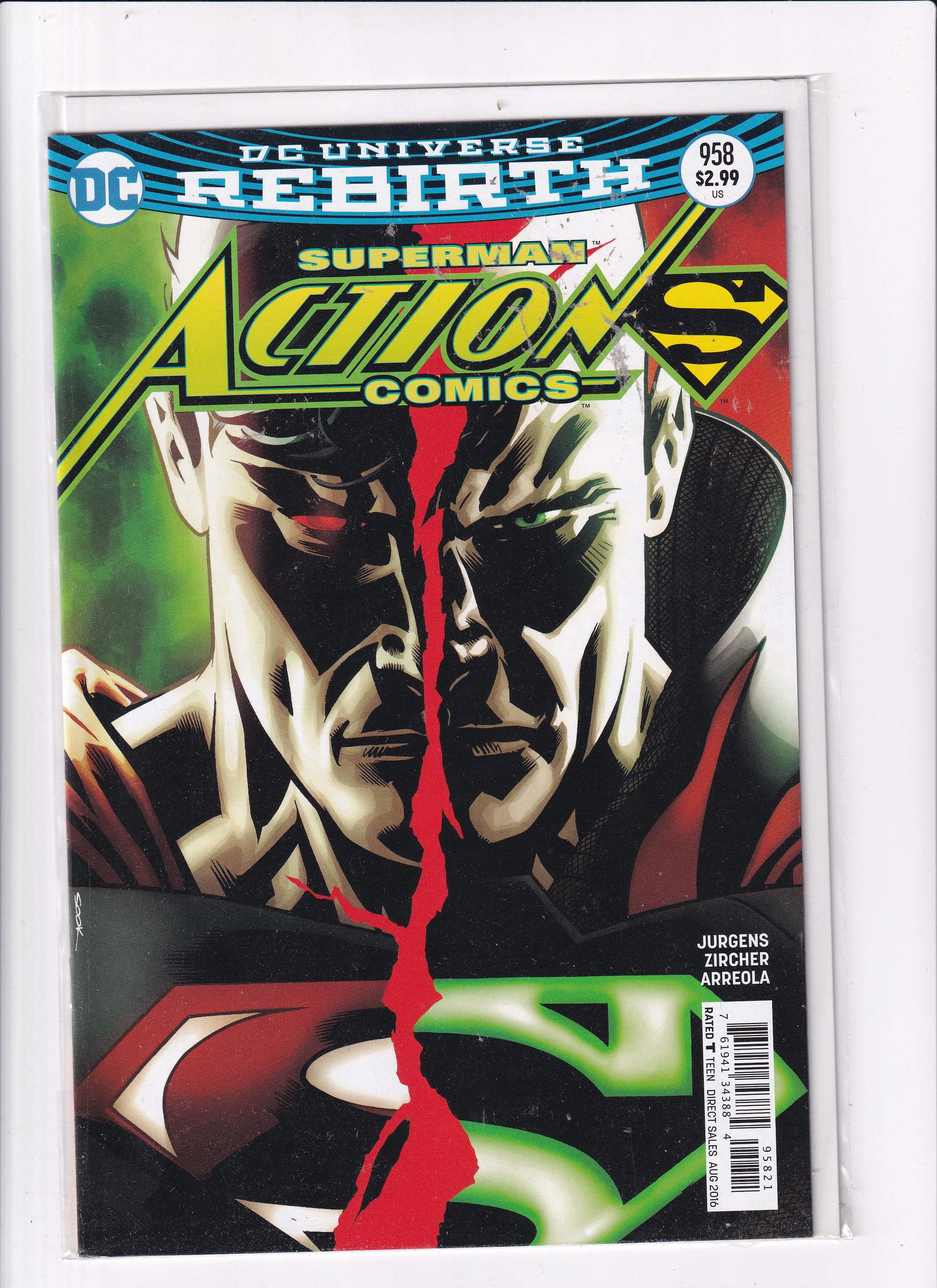 DC UNIVERSE REBIRTH SUPERMAN ACTION COMICS #958 - Slab City Comics