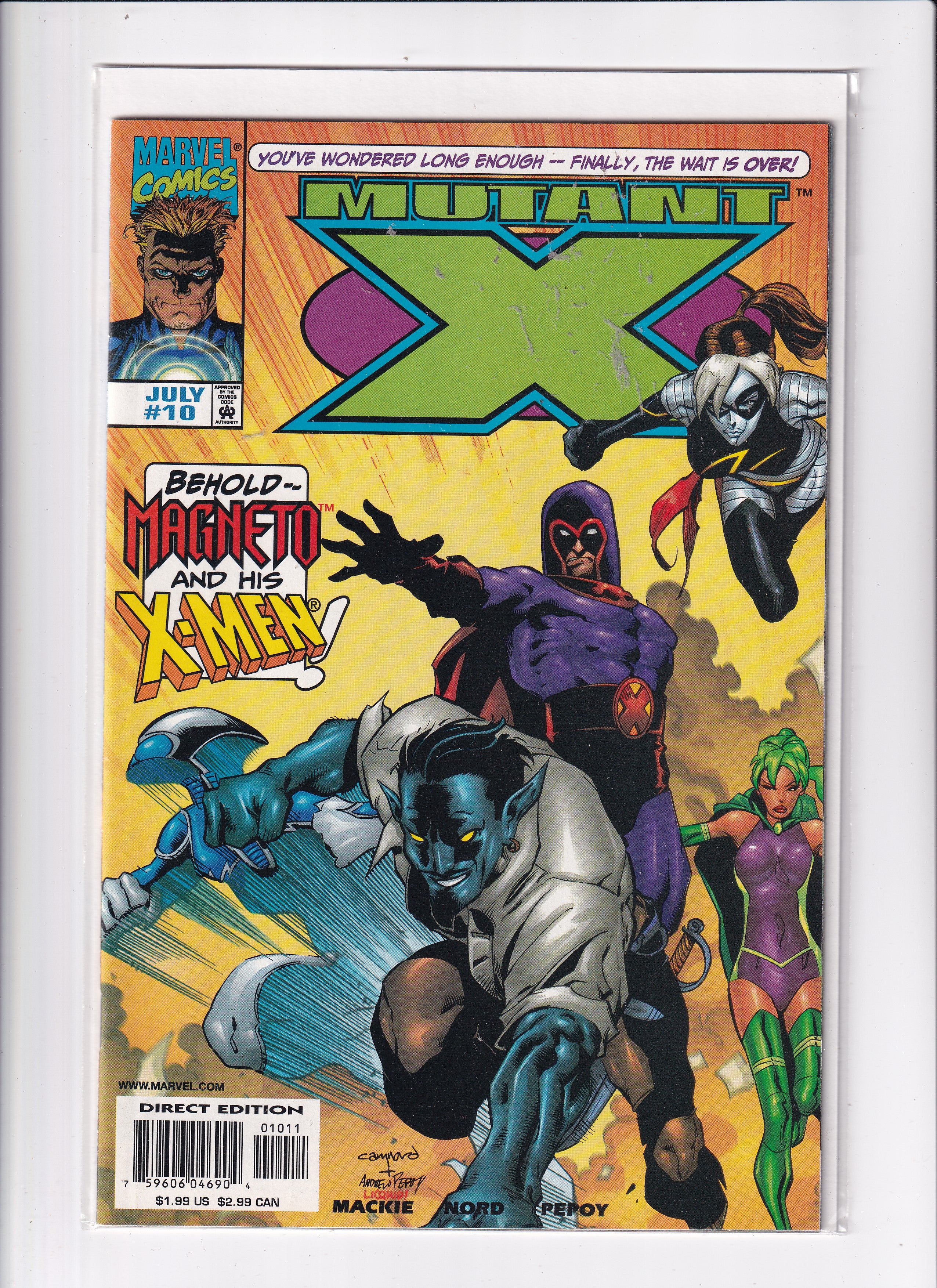 MUTANT X #10 - Slab City Comics