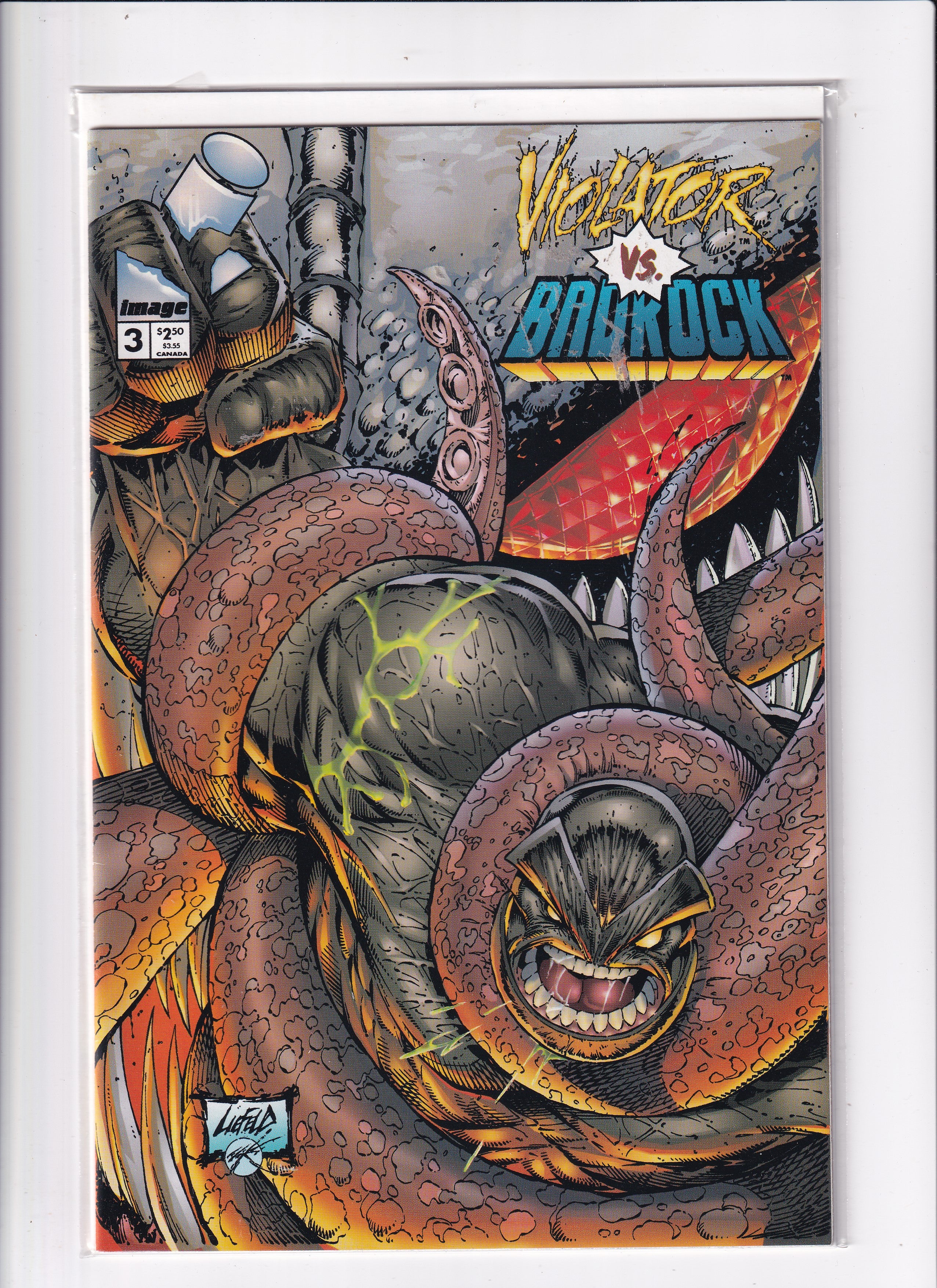 VIOLATOR VS BADROCK #3 - Slab City Comics