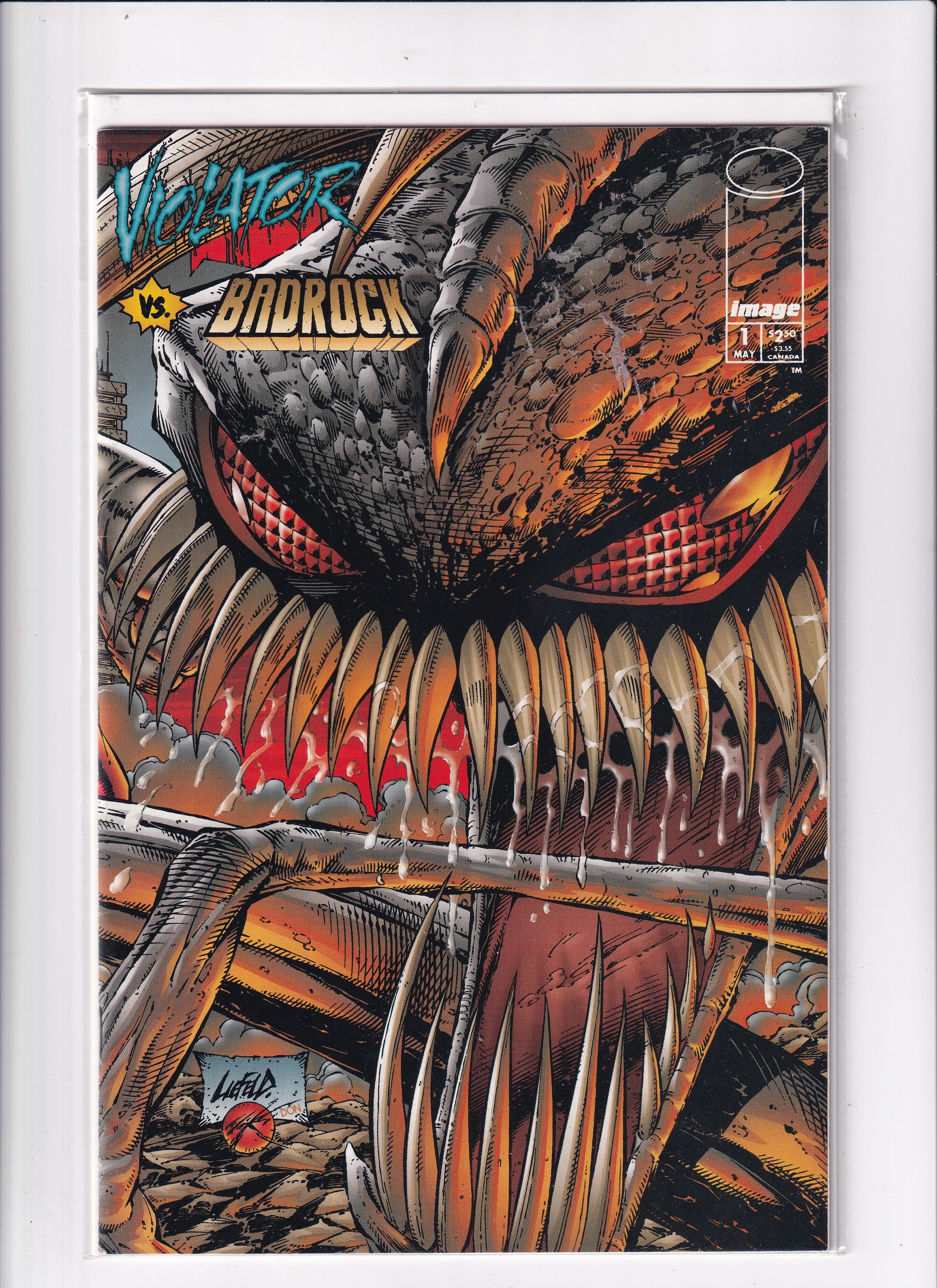 VIOLATOR VS BADROCK #1 - Slab City Comics