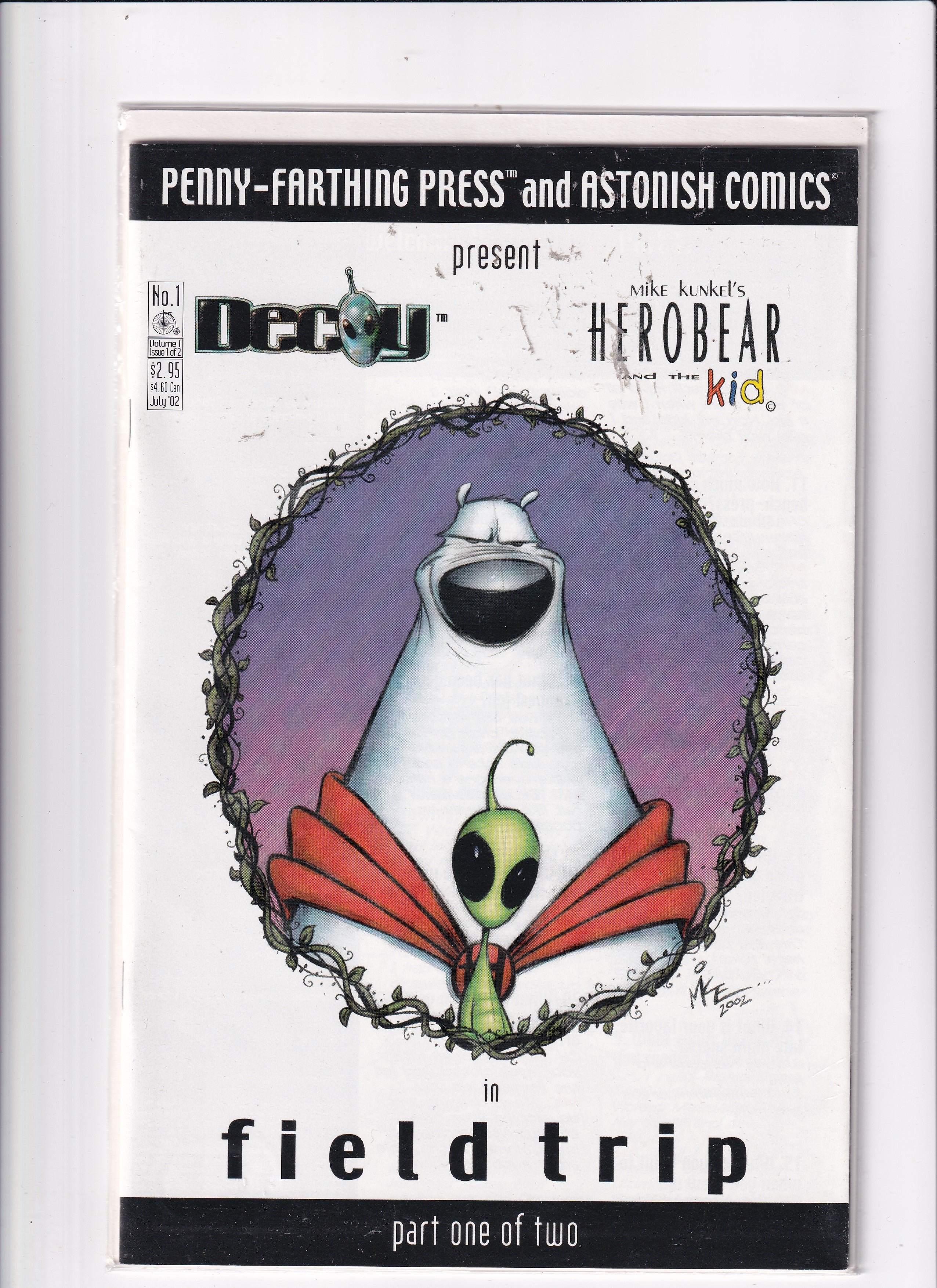 DECOY AND HEROBEAR AND THE KID IN FIELD TRIP #1 - Slab City Comics