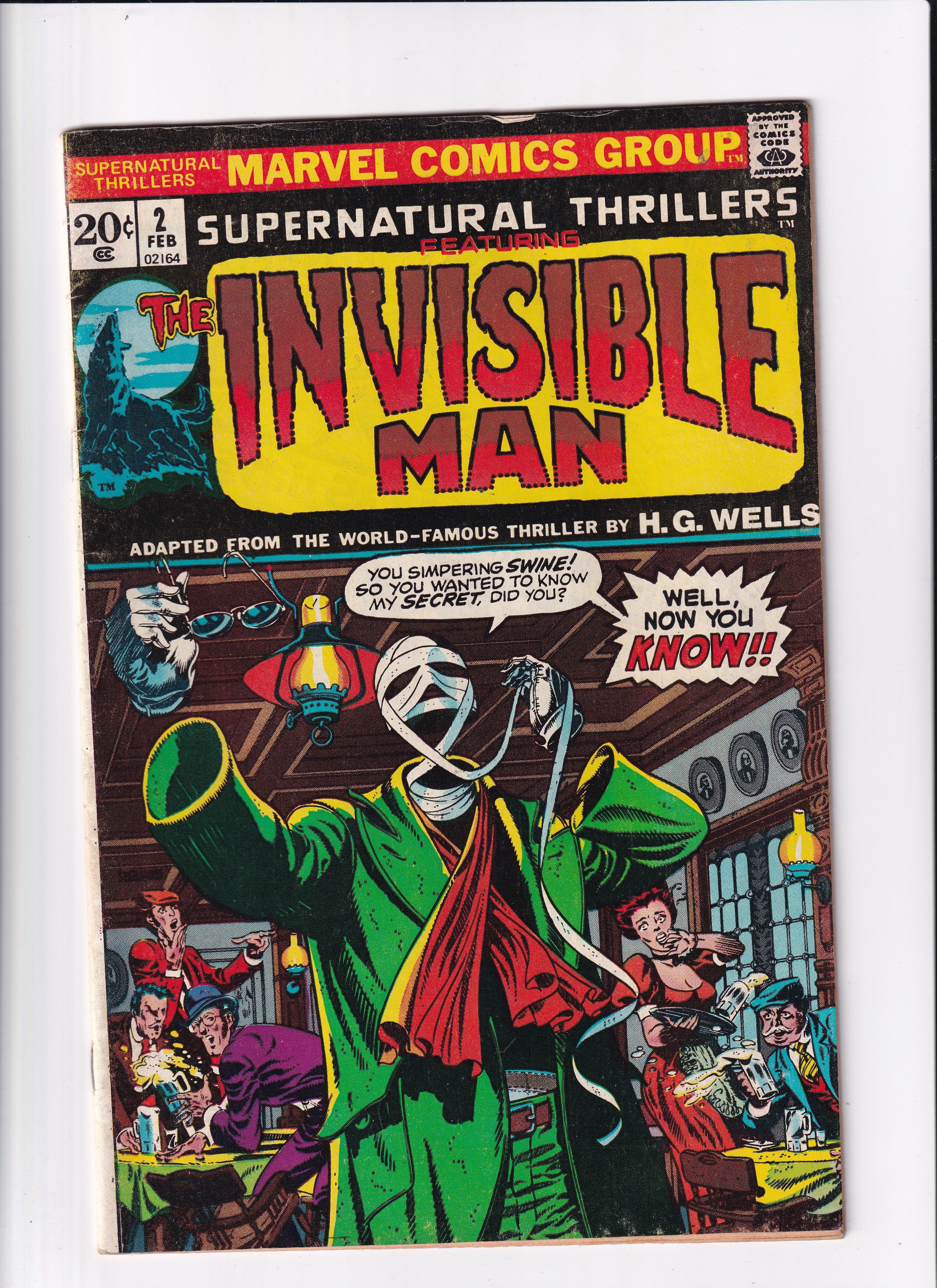 THE INVISIBLE MAN #2 - Slab City Comics
