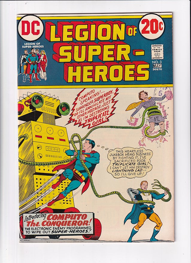 LEGION OF SUPERHEROES #3 - Slab City Comics