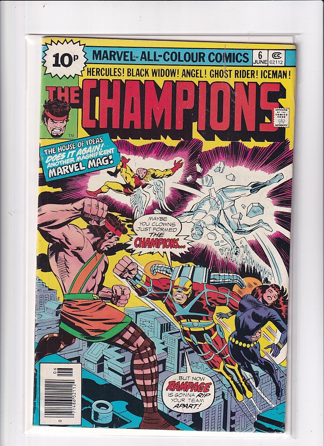 CHAMPIONS #6 - Slab City Comics