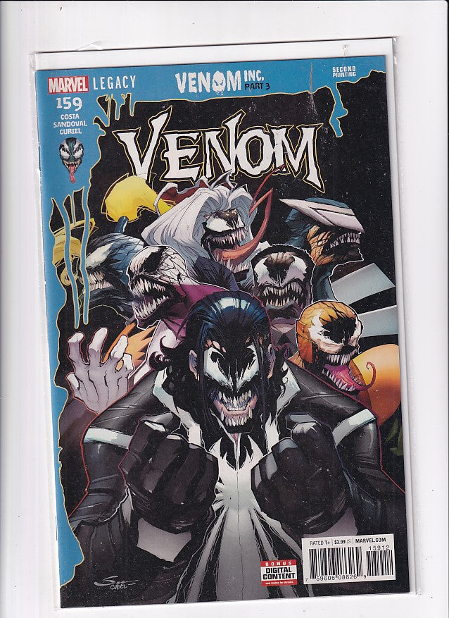 VENOM INC #159 2ND PRINT - Slab City Comics
