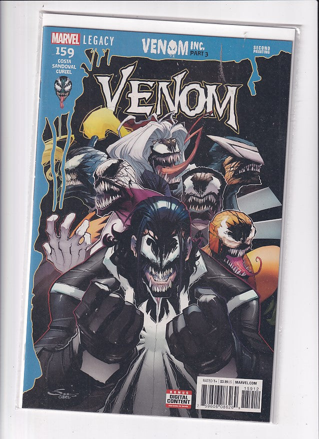 VENOM INC #159 2ND PRINT - Slab City Comics