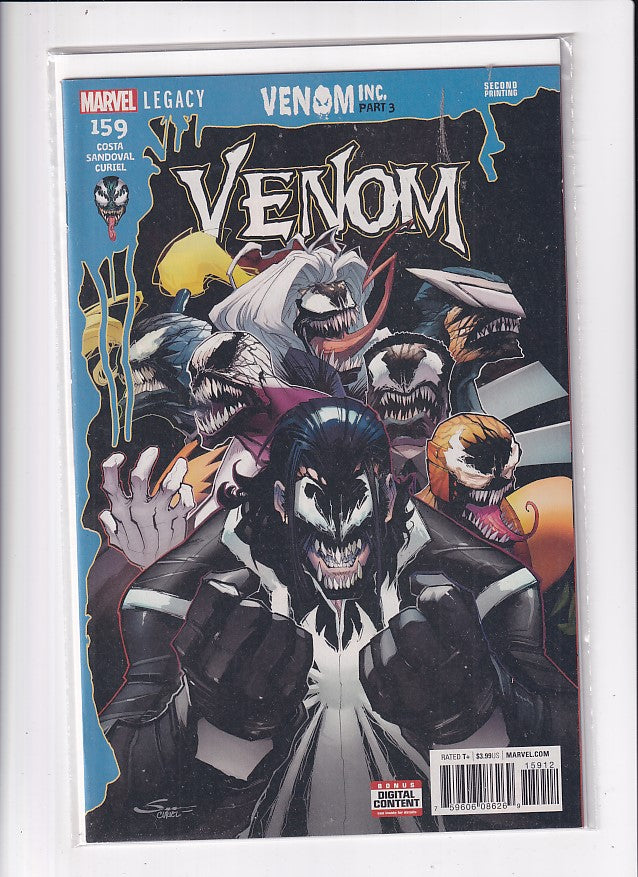 VENOM INC #159 2ND PRINT - Slab City Comics
