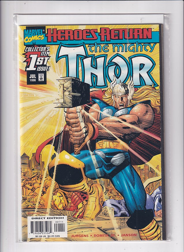 MIGHTY THOR #1 HEROES RETURN - Slab City Comics