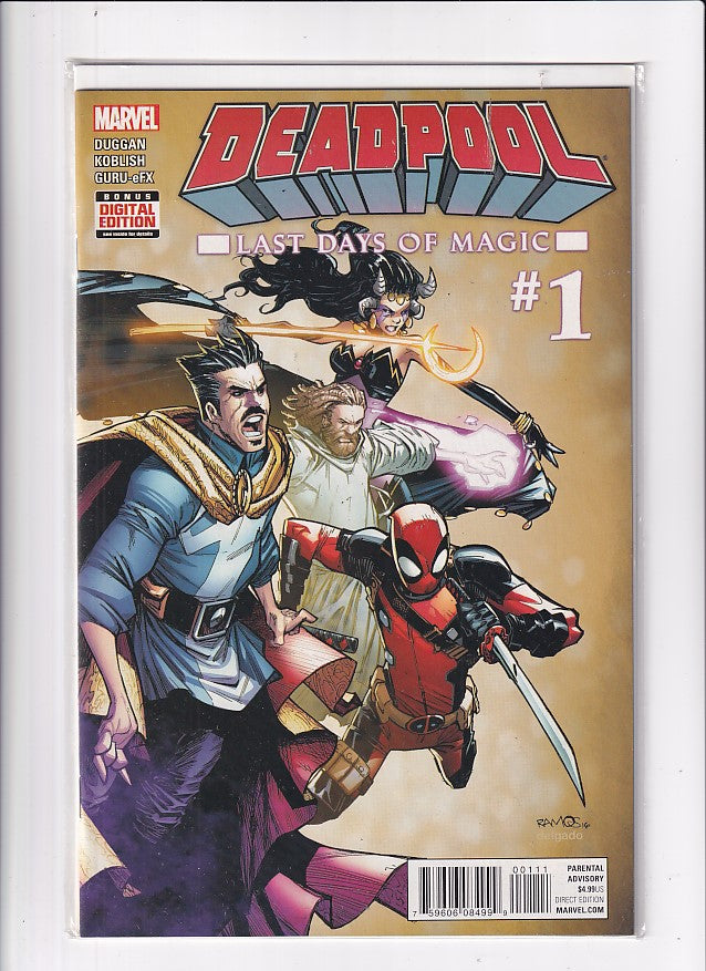 DEADPOOL LAST DAYS OF MAGIC #1 - Slab City Comics