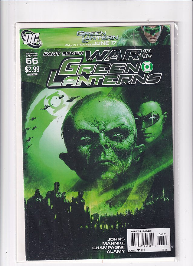 WAR OF THE GREEN LANTERNS #66 - Slab City Comics