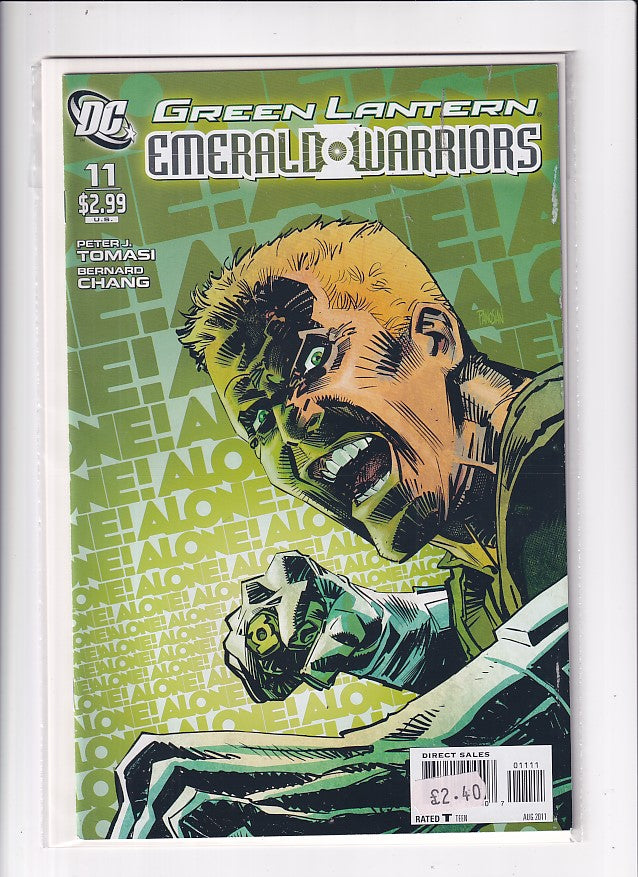 GREEN LANTERN EMERALD WARRIOR #11 - Slab City Comics