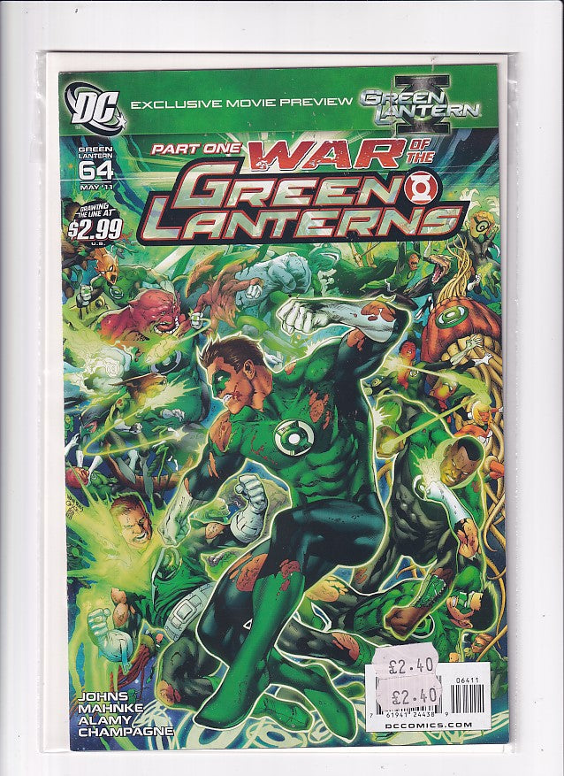 WAR OF THE GREEN LANTERNS #64 - Slab City Comics