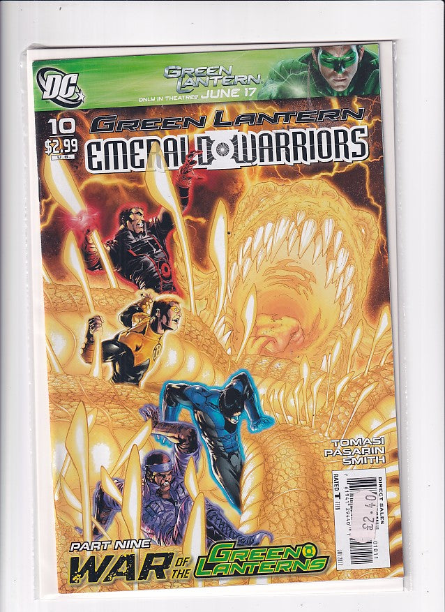 GREEN LANTERN EMERALD WARRIORS #10 - Slab City Comics