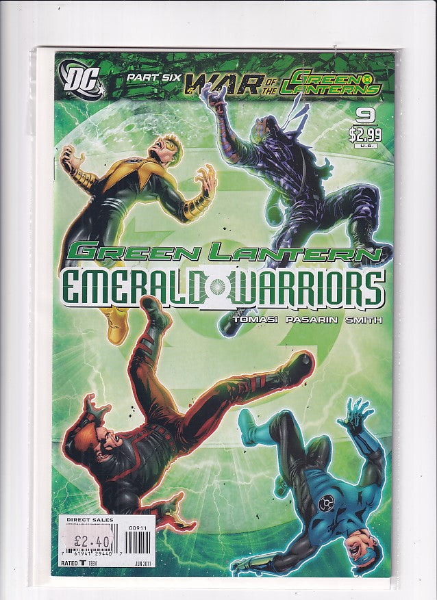 GREEN LANTERN EMERALD WARRIORS #9 - Slab City Comics
