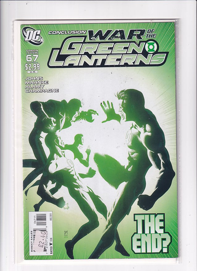 WAR OF THE GREEN LANTERN #67 - Slab City Comics
