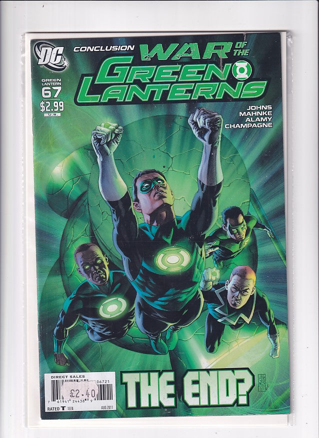 WAR OF THE GREEN LANTERN #67 - Slab City Comics