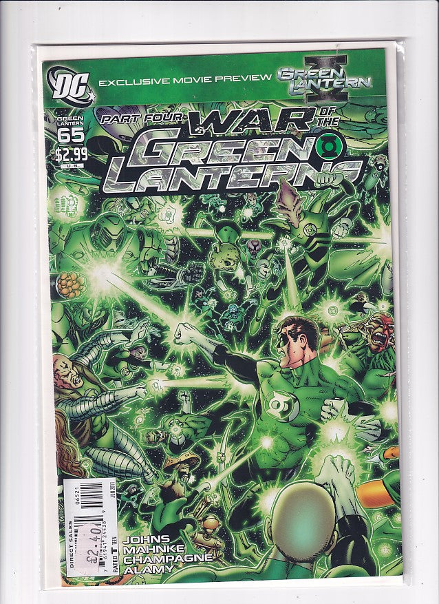 WAR OF THE GREEN LANTERN #65 - Slab City Comics