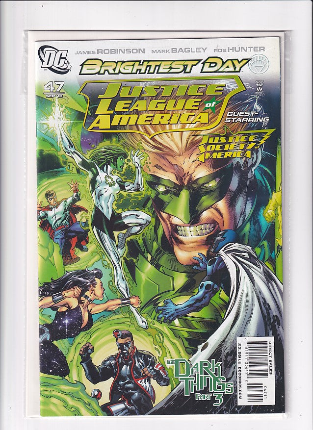 BRIGHTEST DAY JUSTICE LEAGUE OF AMERICA #47 - Slab City Comics