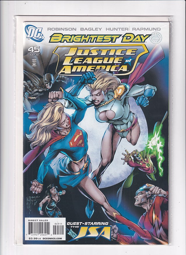 BRIGHTEST DAY JUSTICE LEAGUE OF AMERICA #45 - Slab City Comics