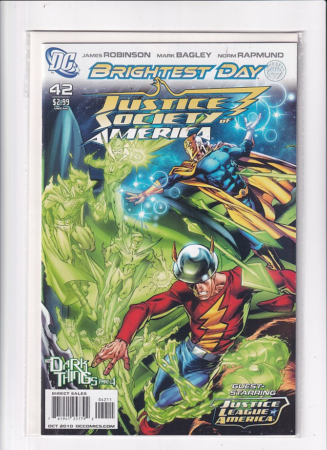 BRIGHTEST DAY JUSTICE LEAGUE OF AMERICA #42 - Slab City Comics