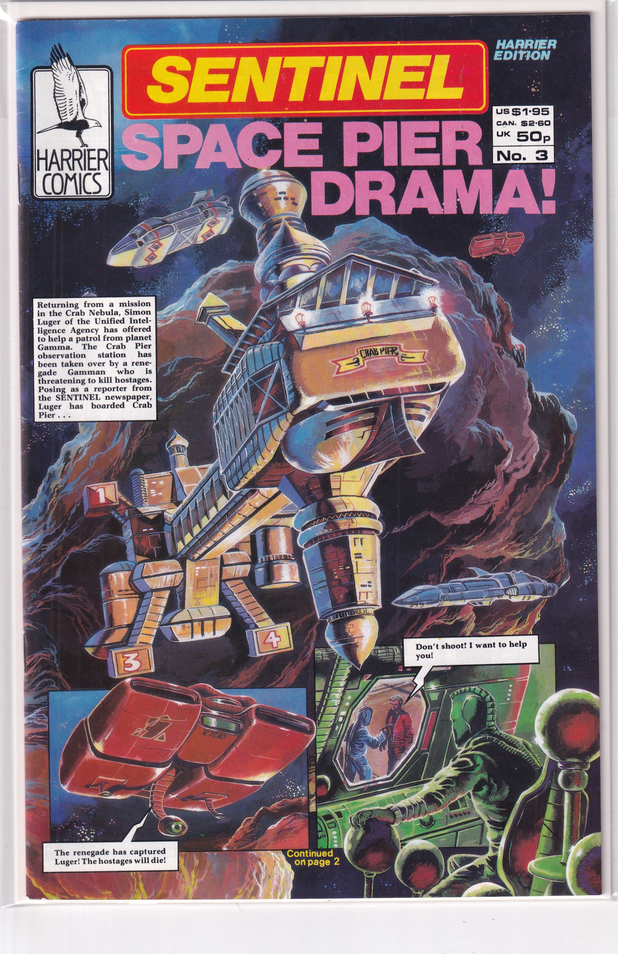 SENTINEL SPACE PIER DRAMA #3 - Slab City Comics