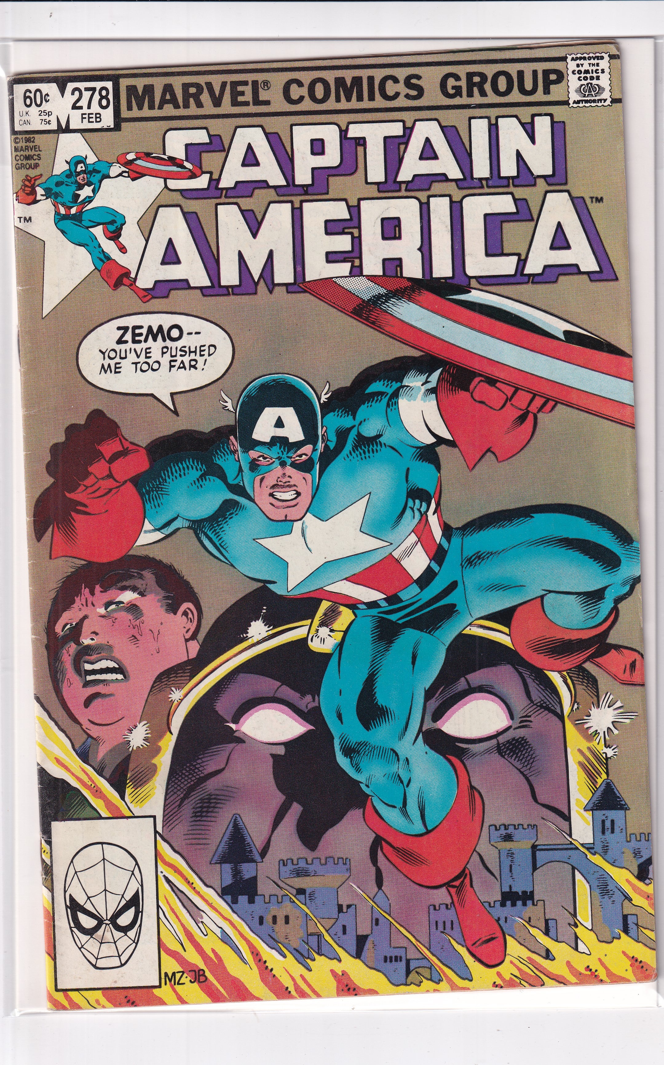 Captain America #278 - Slab City Comics