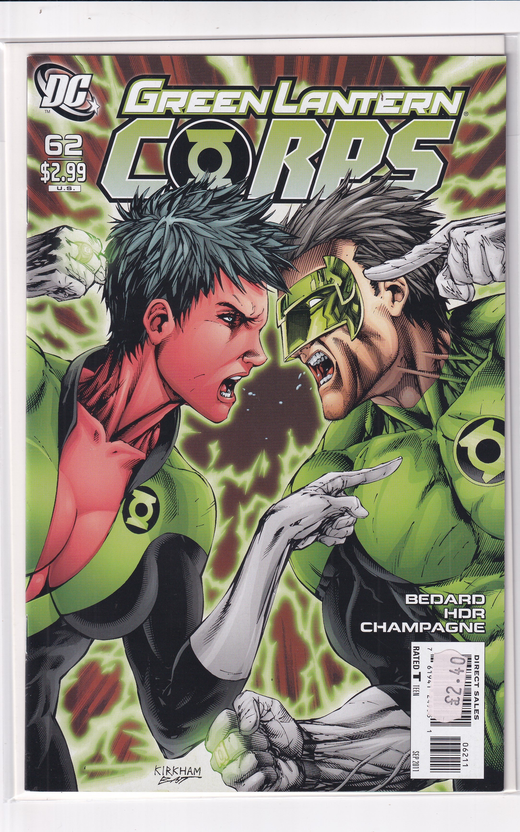 GREEN LANTERN CORPS #62 - Slab City Comics