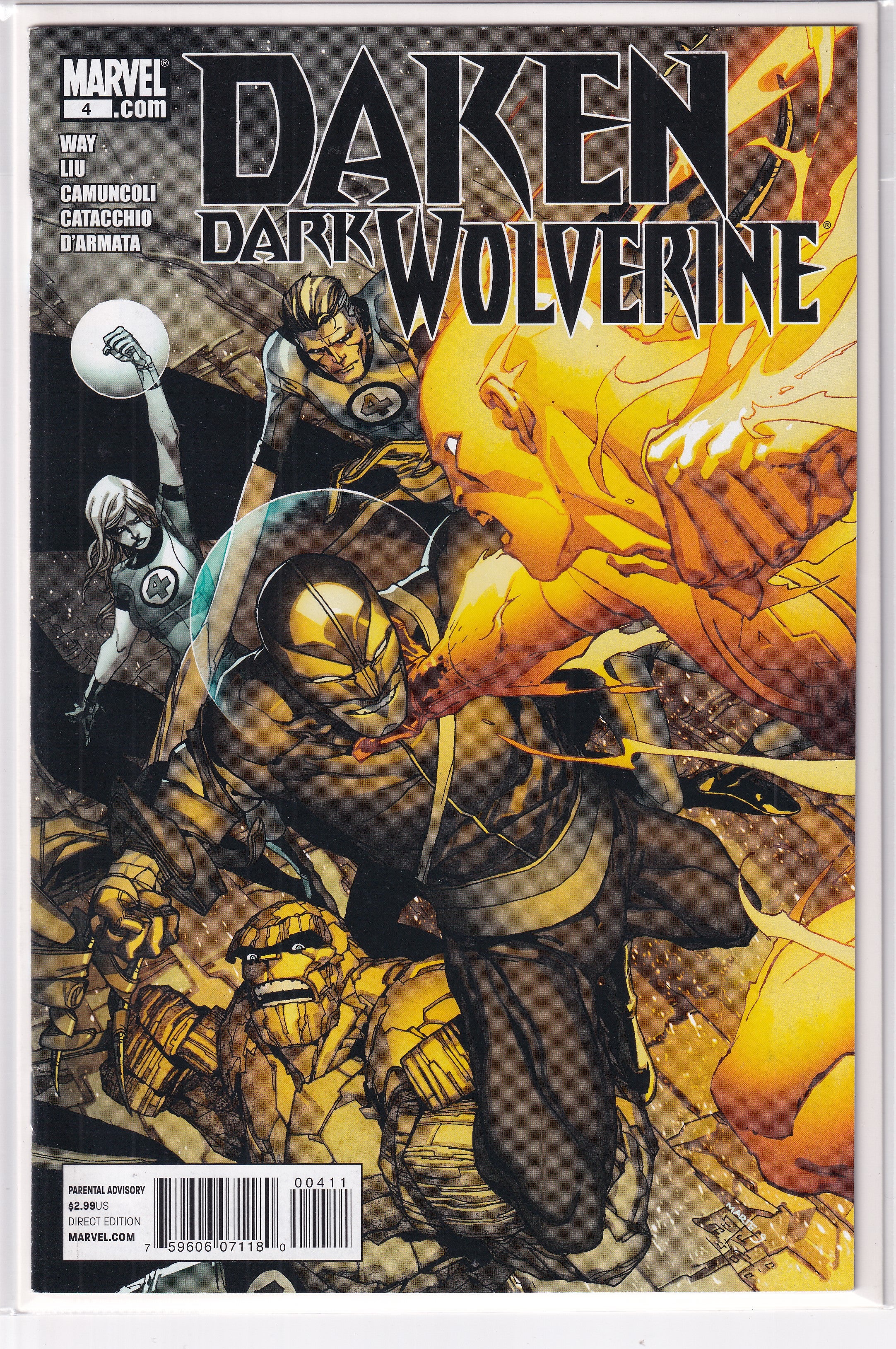 DAKEN DARK WOLVERINE #4 - Slab City Comics