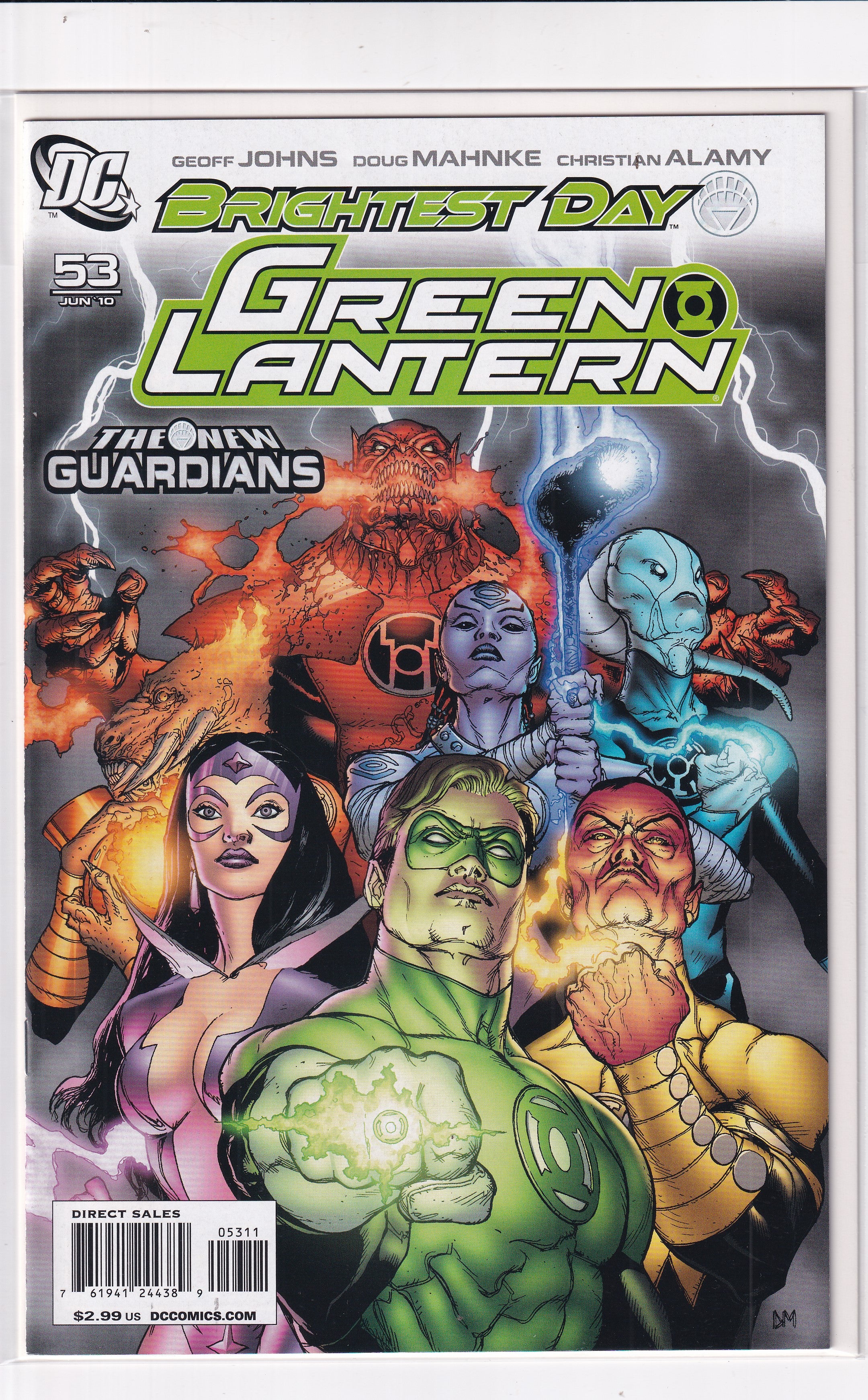 BRIGHTEST DAY GREEN LANTERN #53 - Slab City Comics