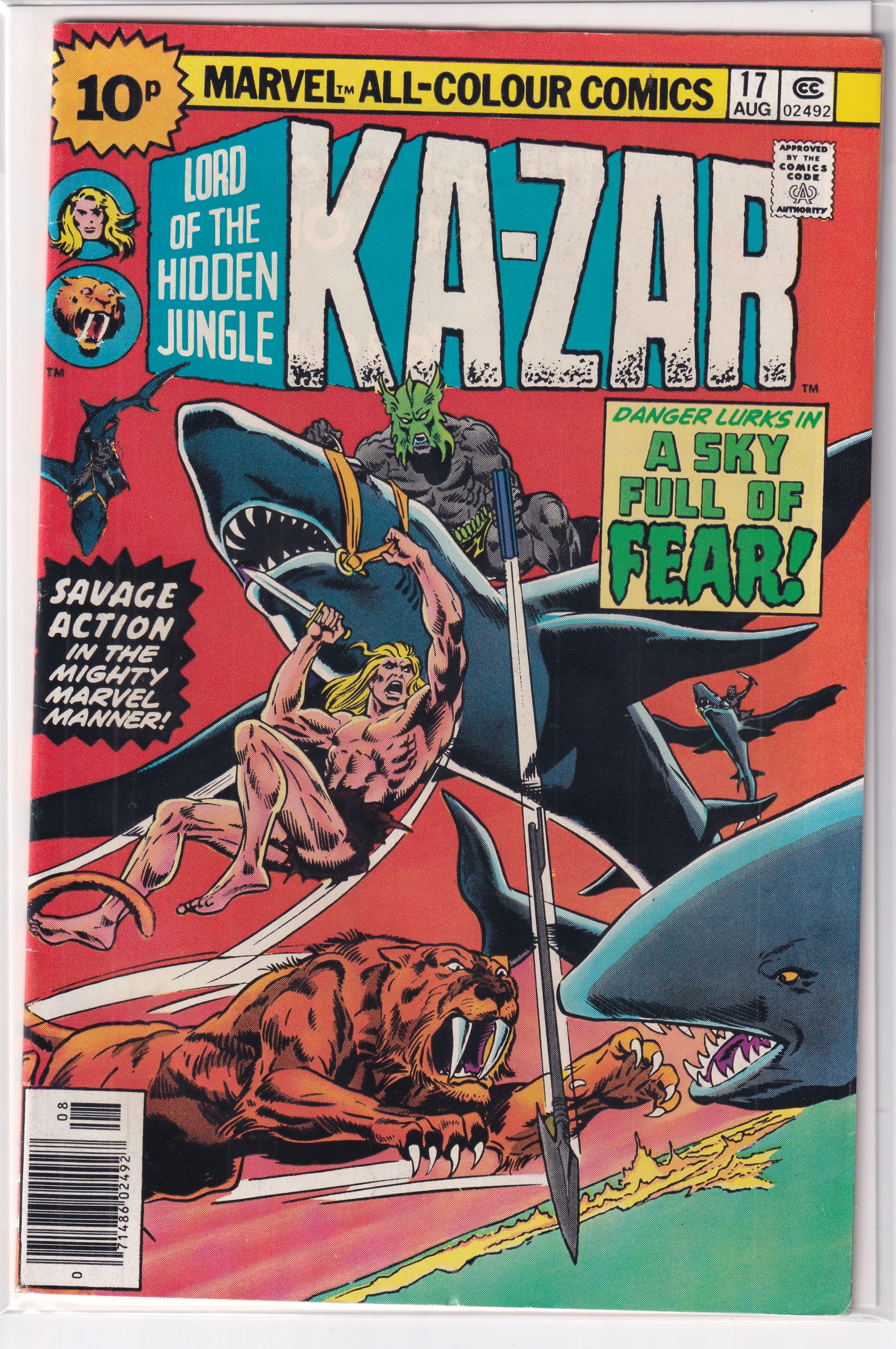 LORD OF THE HIDDEN JUNGLE KA-ZAR #17 - Slab City Comics