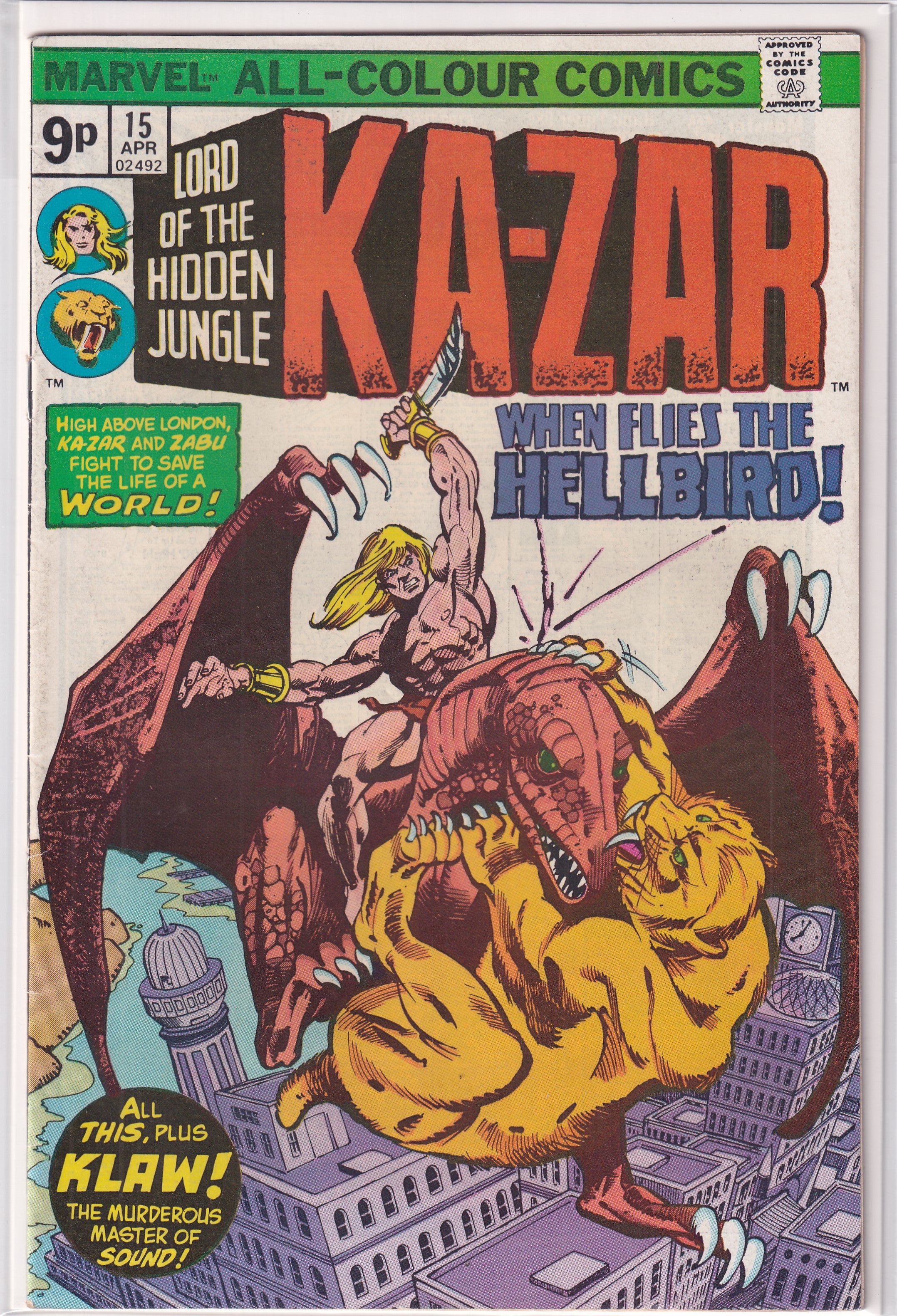 LORD OF THE HIDDEN JUNGLE KA-ZAR #15 - Slab City Comics
