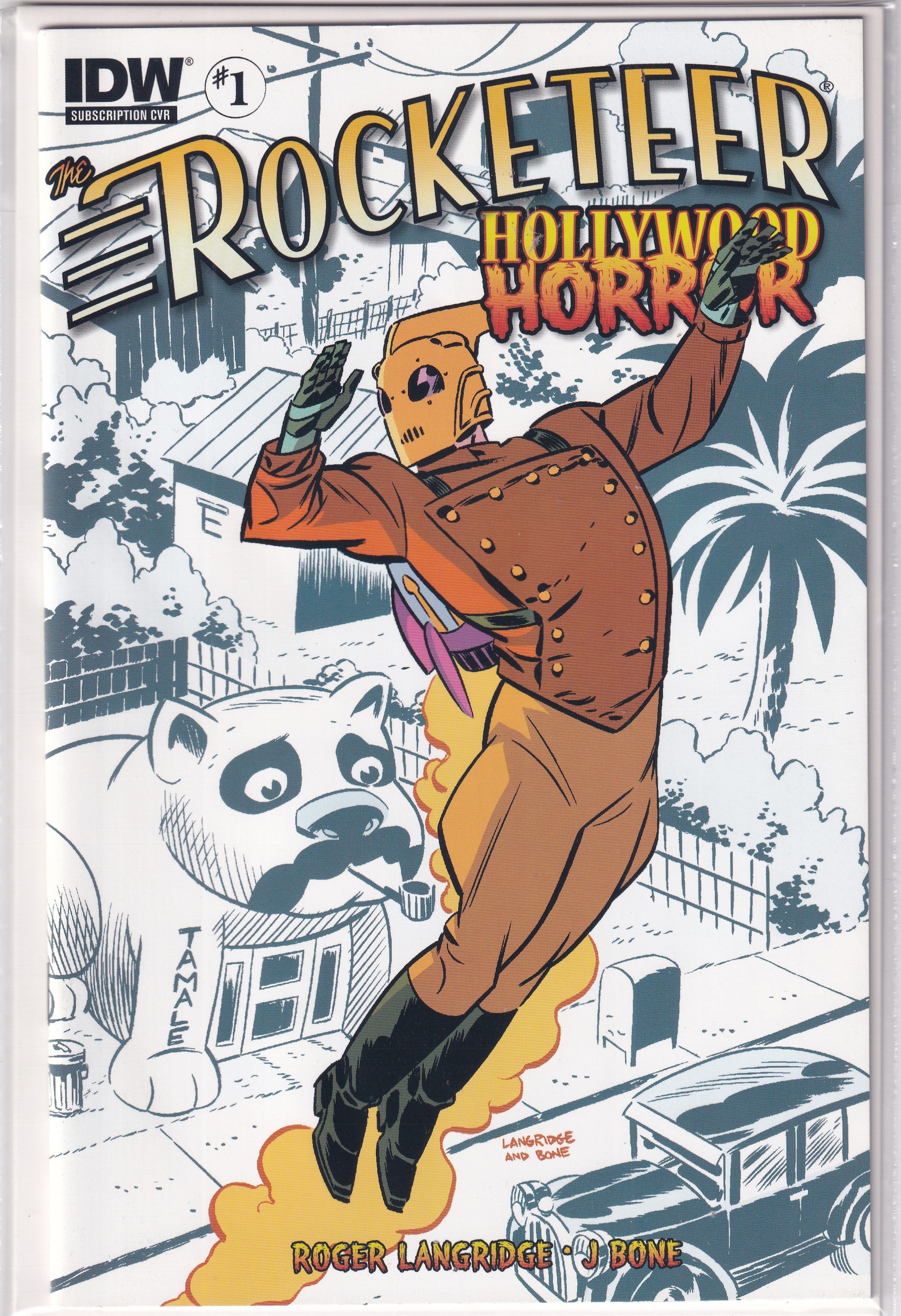 ROCKETEER HOLLYWOOD HORROR #1 - Slab City Comics