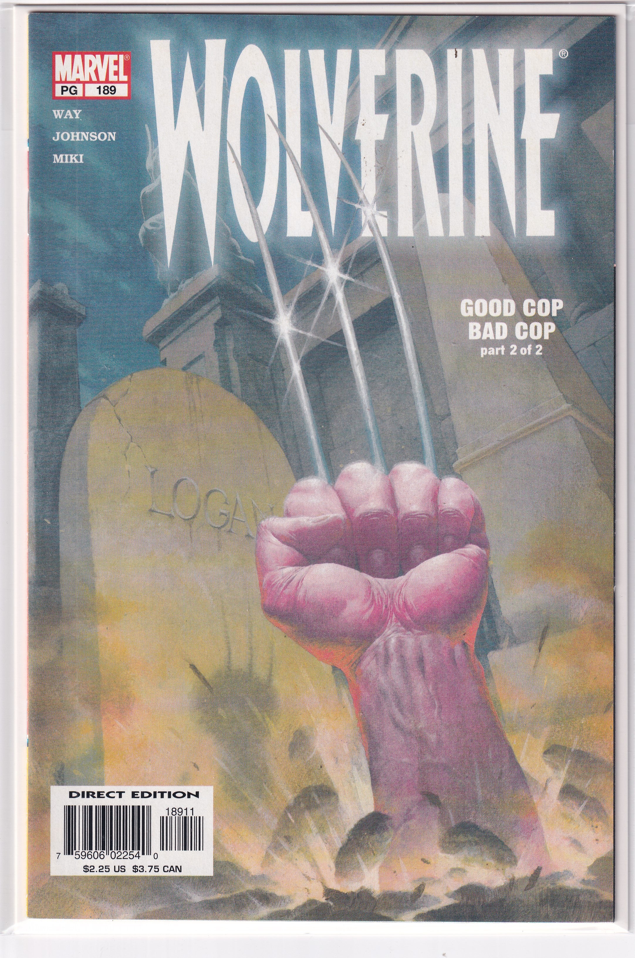 WOLVERINE #189 - Slab City Comics