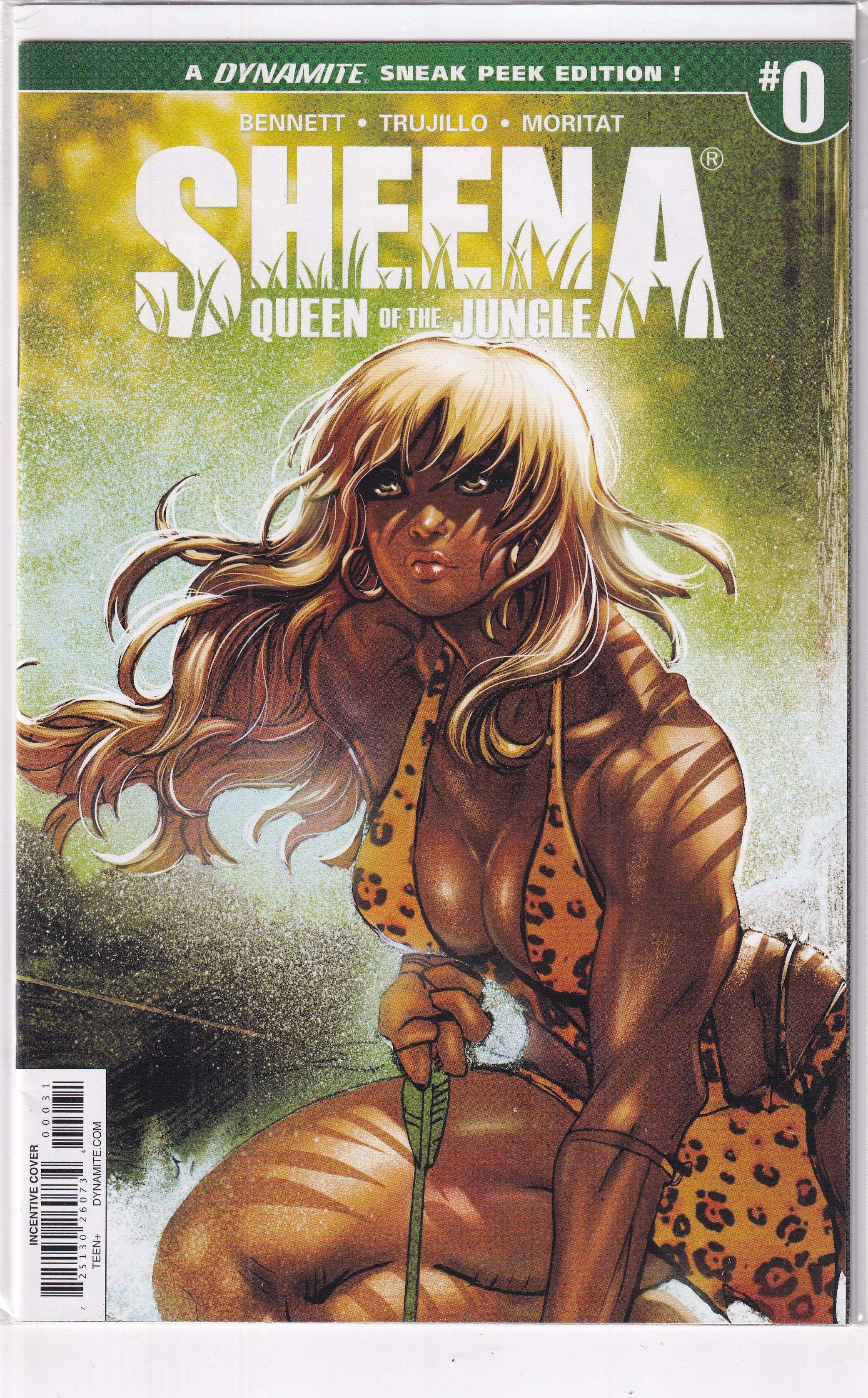 SHEENA QUEEN OF THE JUNGLE #0 - Slab City Comics