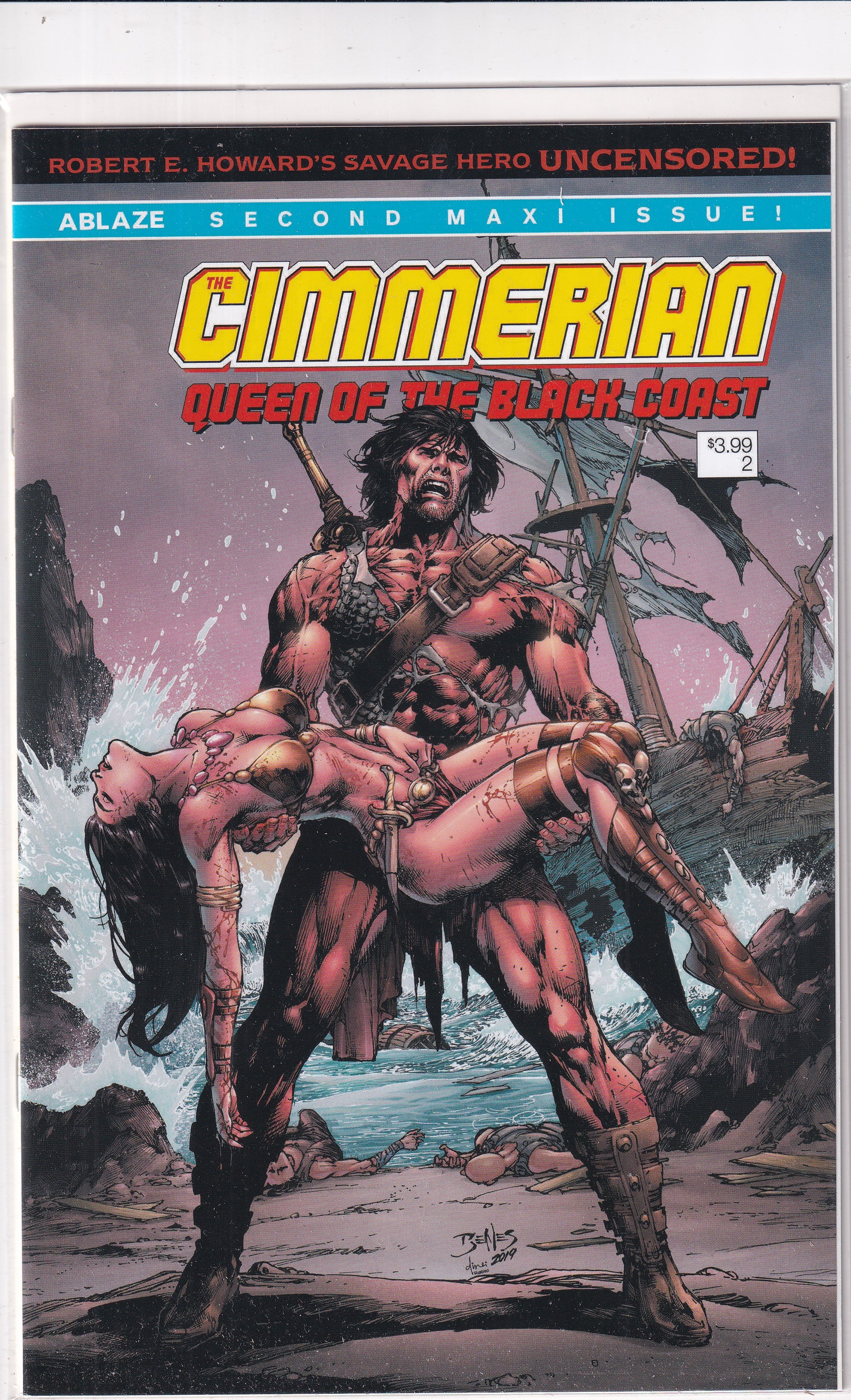 THE CIMMERIAN QUEEN OF THE BLACK COAST #2 - Slab City Comics