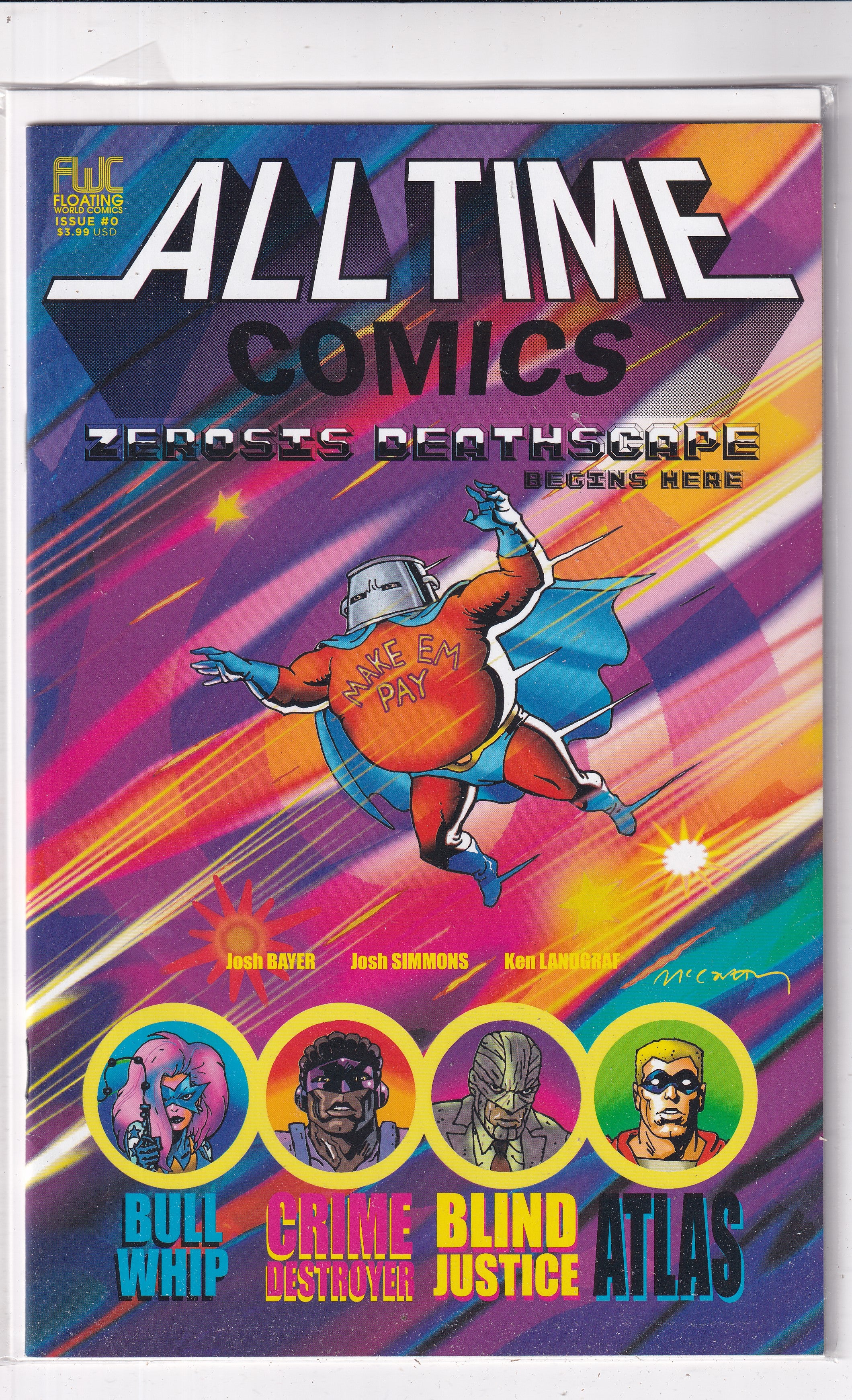 ALL TIME COMICS ZEROSIS DEATHSCAPE BEGINS HERE #0 VARIANT - Slab City Comics