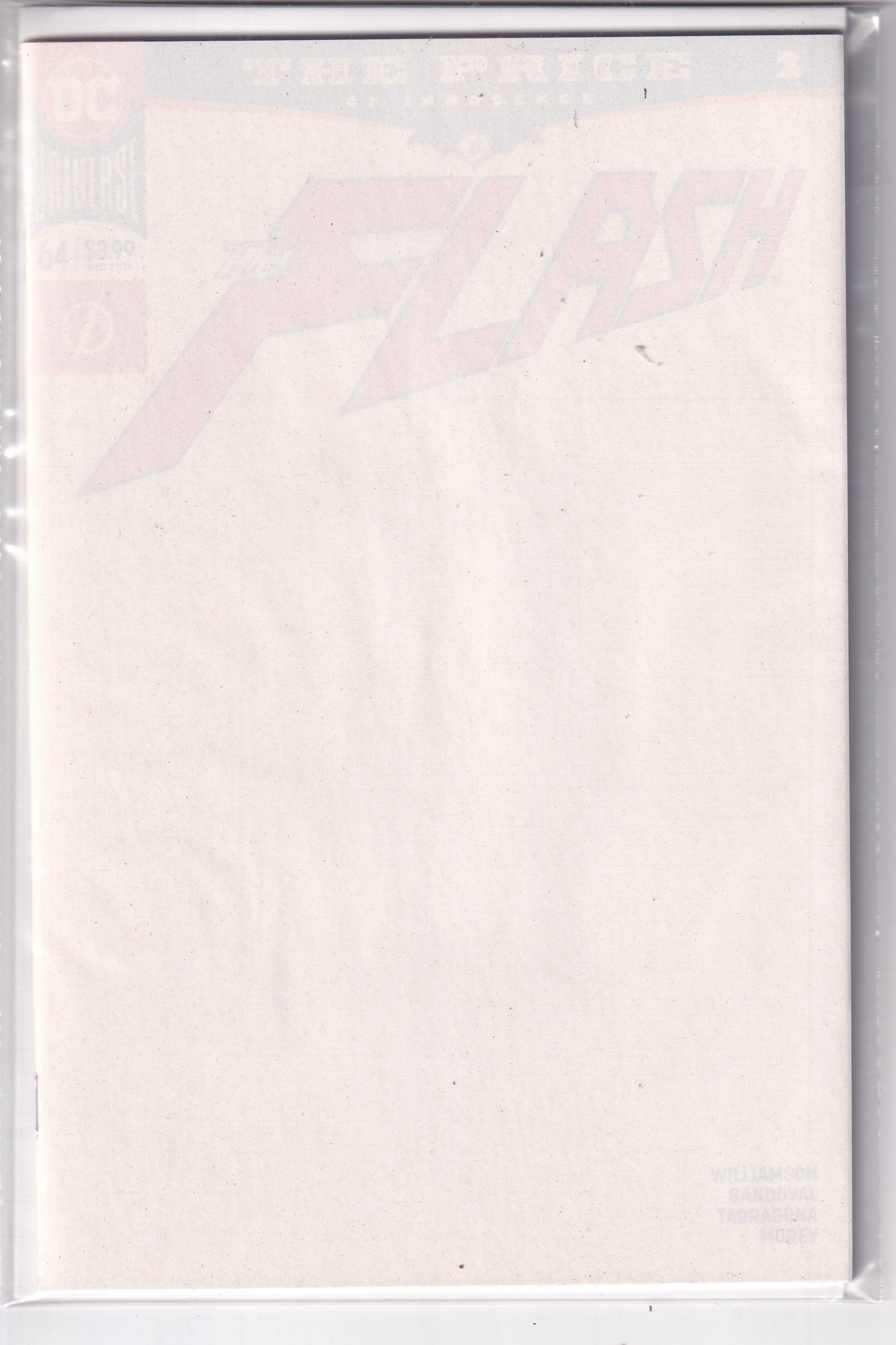 FLASH #64 BLANK - Slab City Comics