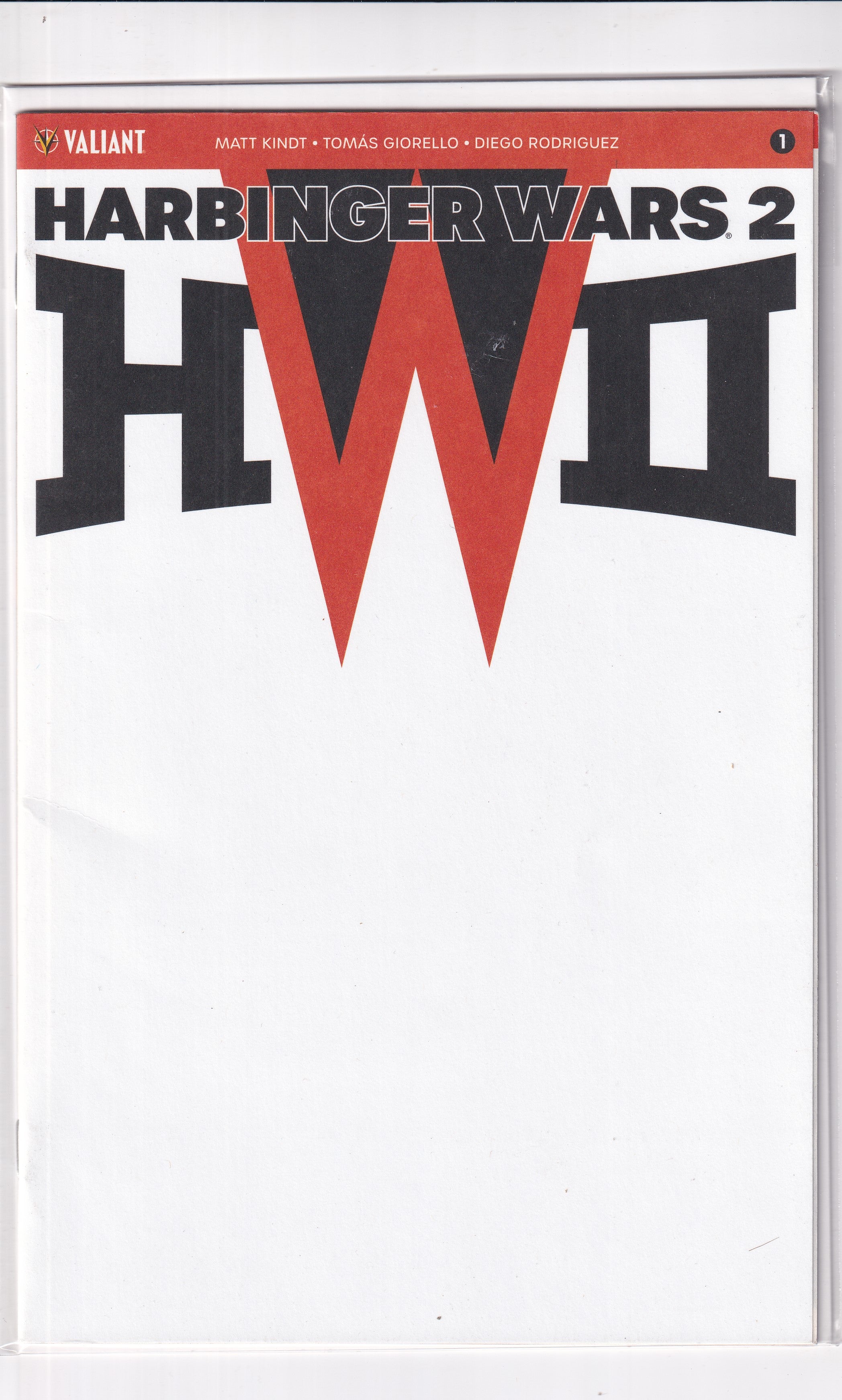 HARBINGER WARS 2 #1 BLANK - Slab City Comics
