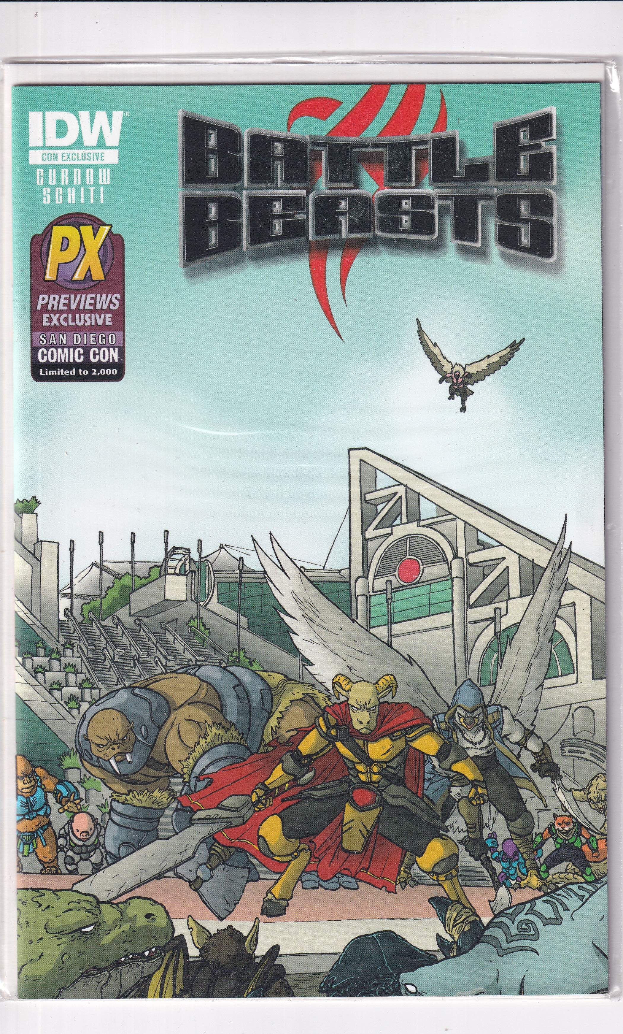 BATTLE BEASTS #1 PX SDCC EXCLUSIVE - Slab City Comics