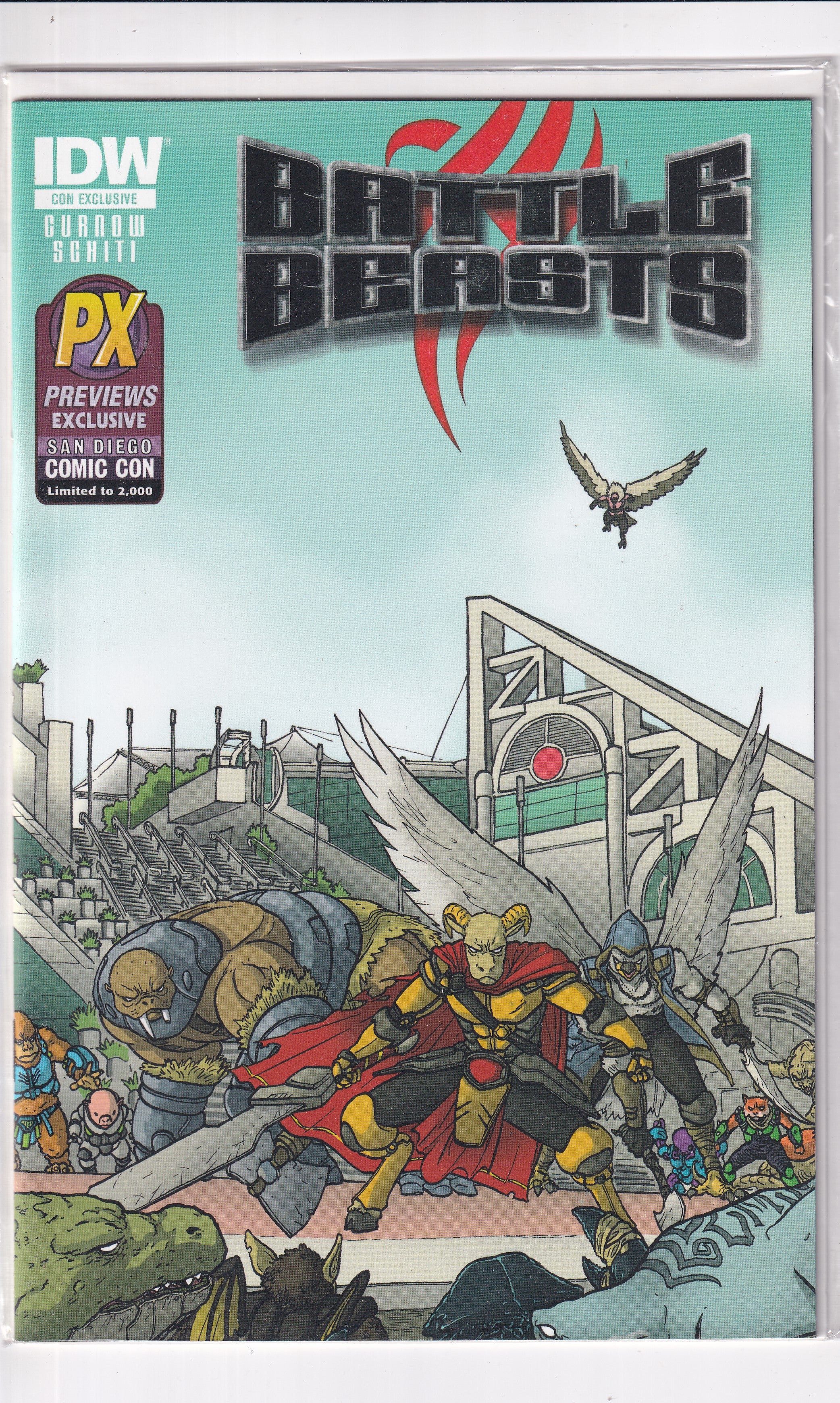 BATTLE BEASTS #1 PX SDCC EXCLUSIVE - Slab City Comics