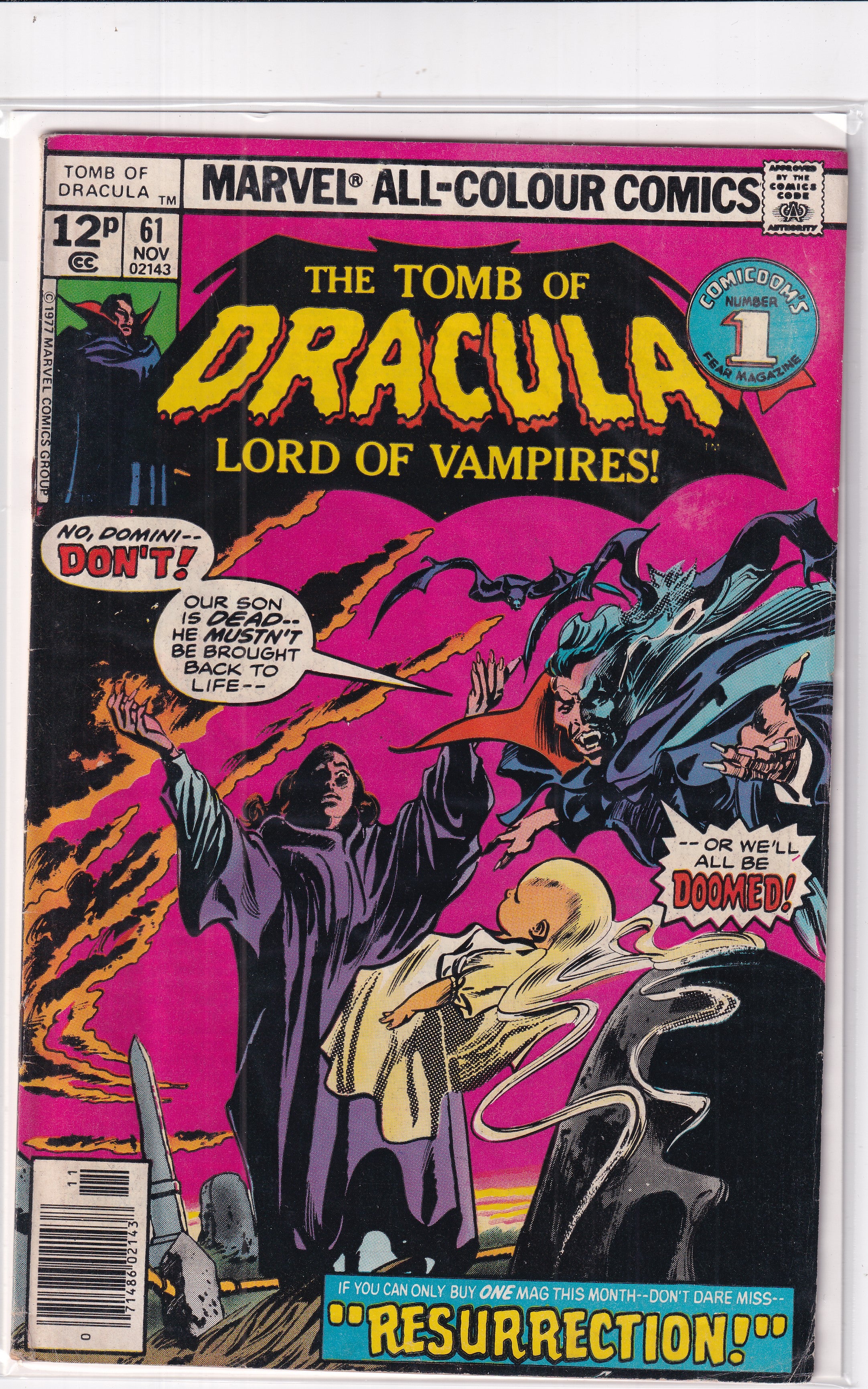 TOMB OF DRACULA #61 - Slab City Comics