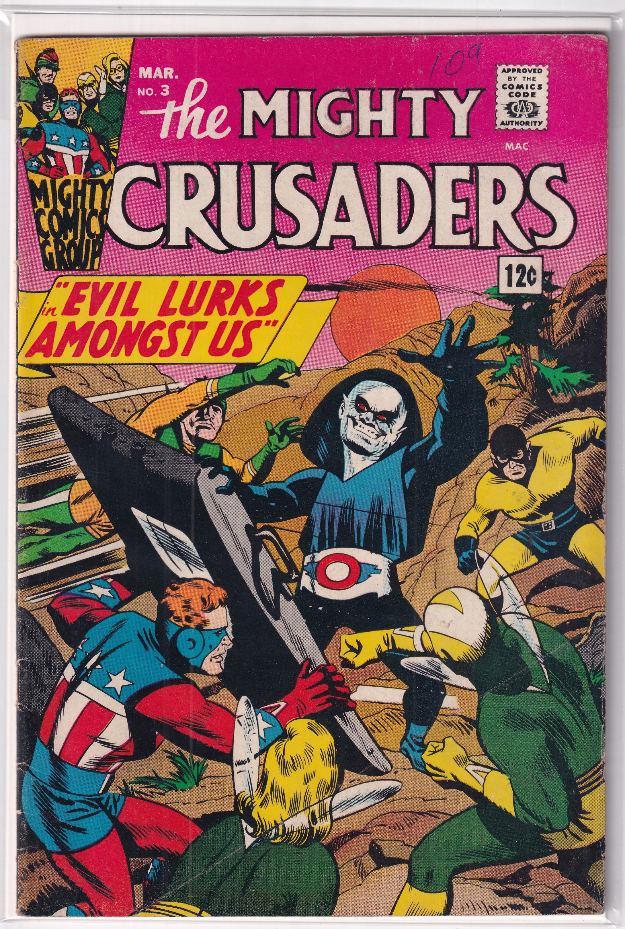 MIGHTY CRUSADERS #3 - Slab City Comics